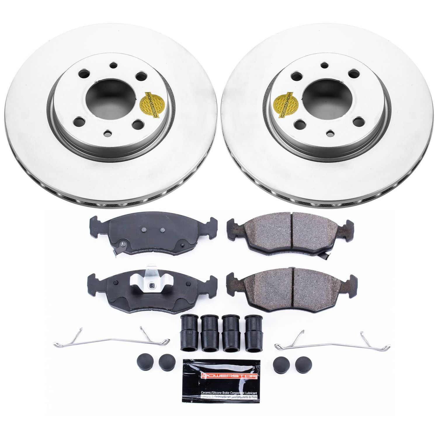 Disc Brake Kit Power Stop CRK6290 fits 12-17 Fiat 500