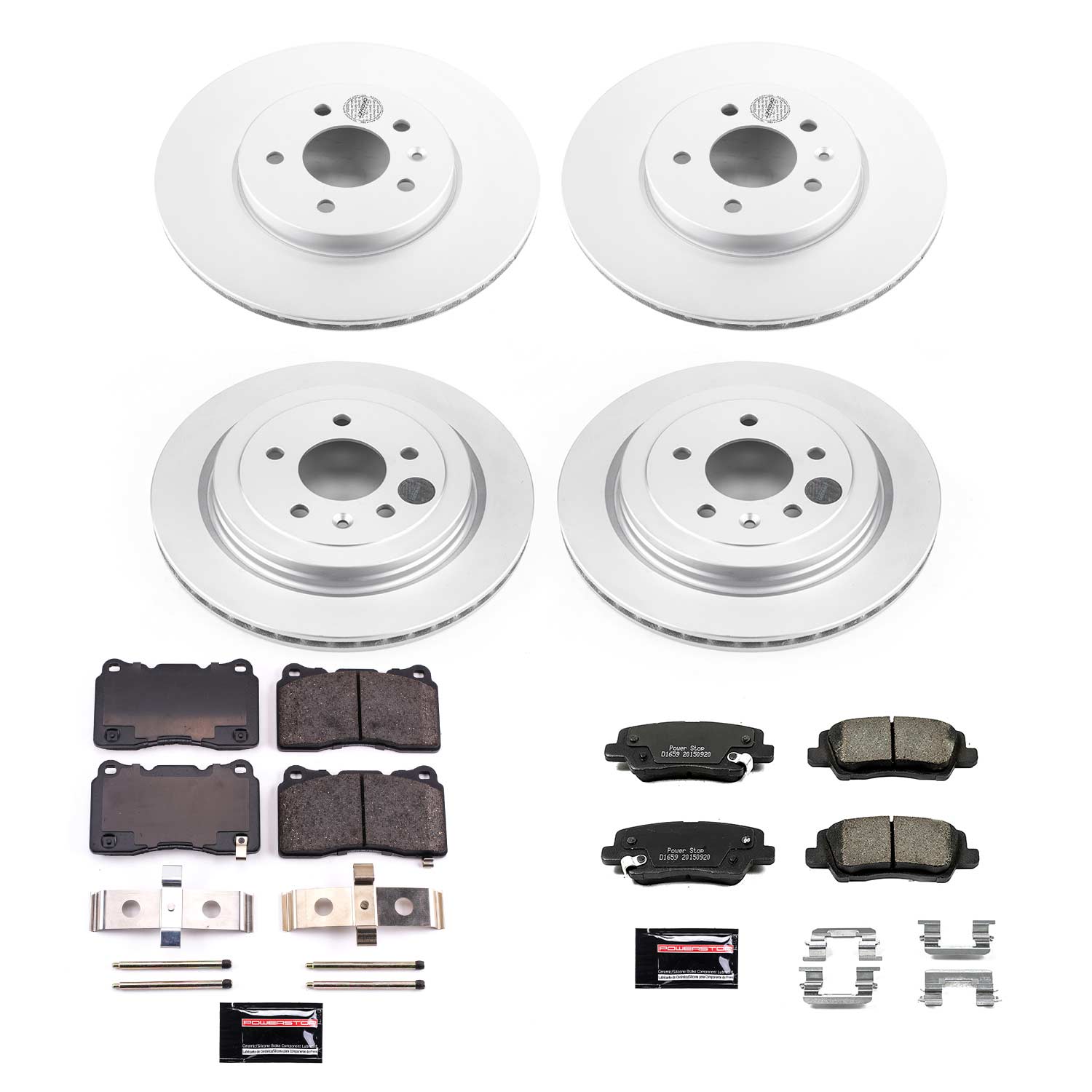 Disc Brake Kit Power Stop CRK6390 fits 13-15 Cadillac ATS