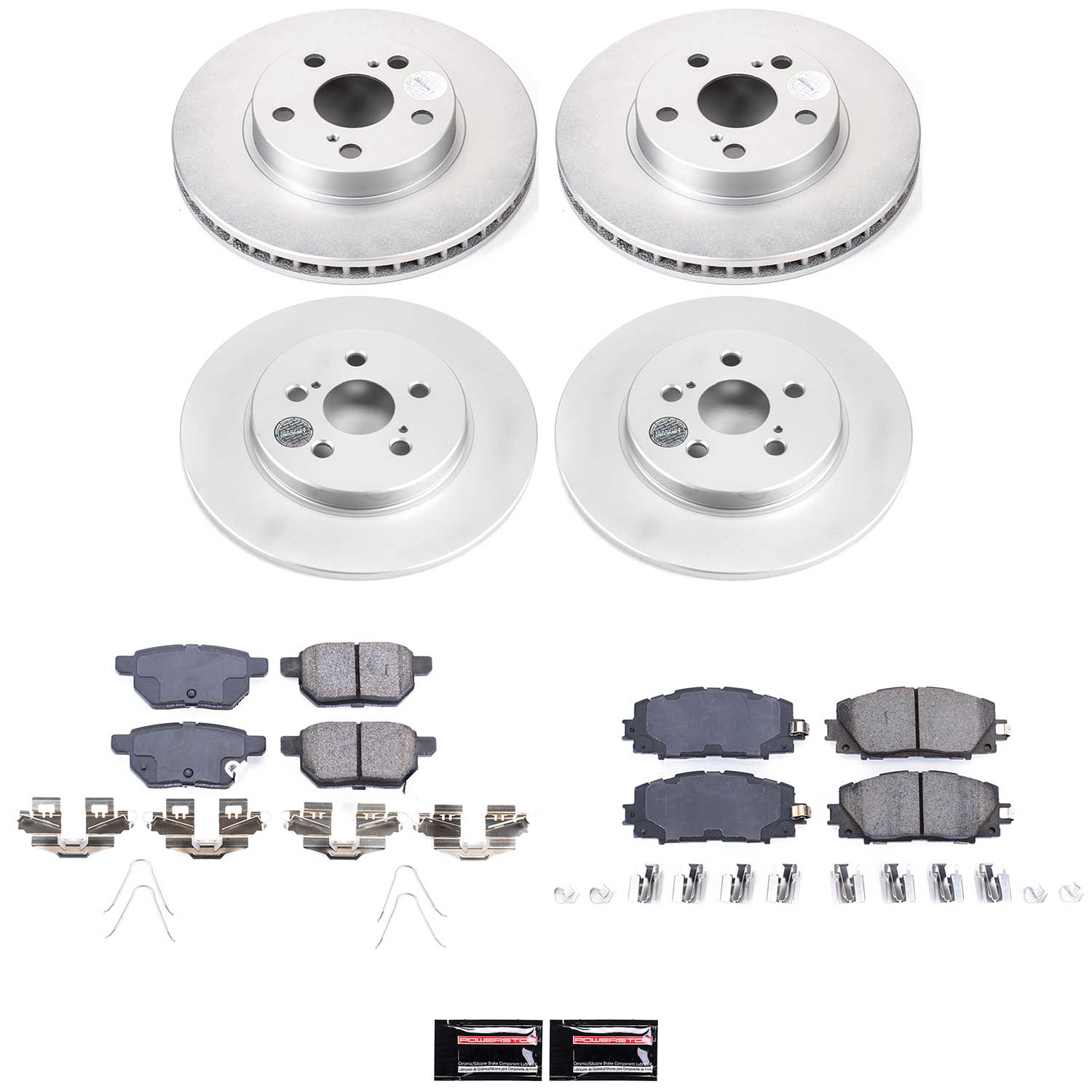 Disc Brake Kit Power Stop CRK6487 fits 11-17 Lexus CT200h