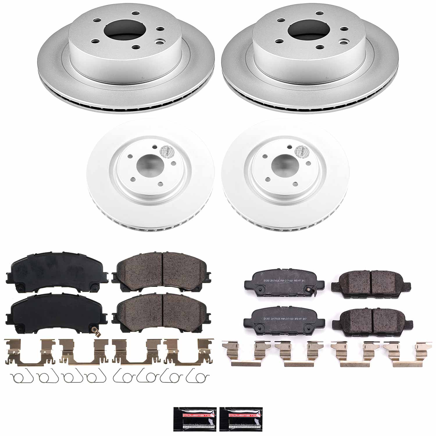 Disc Brake Kit Power Stop CRK7033 fits 14-19 Nissan Rogue