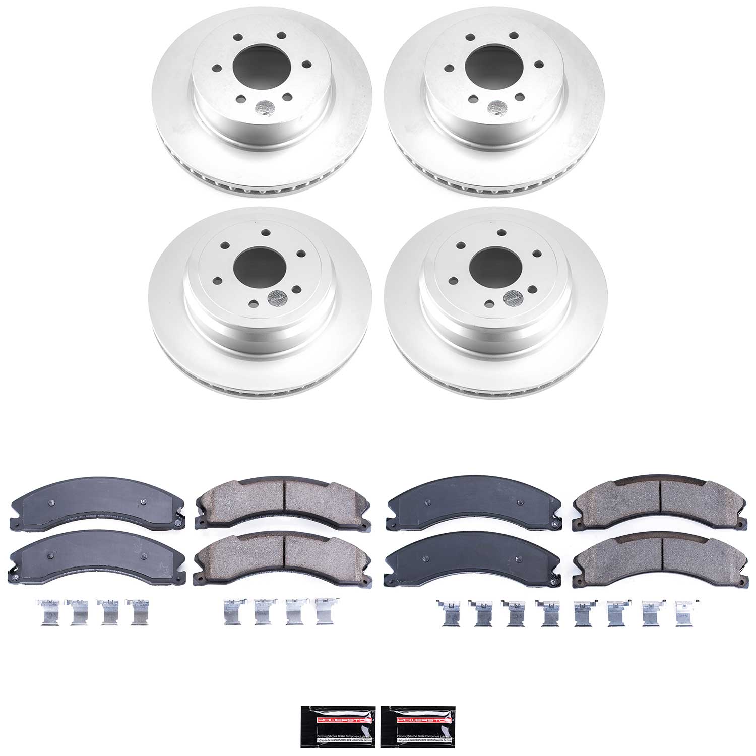 Disc Brake Kit Power Stop CRK7876 fits 16-22 Nissan Titan XD