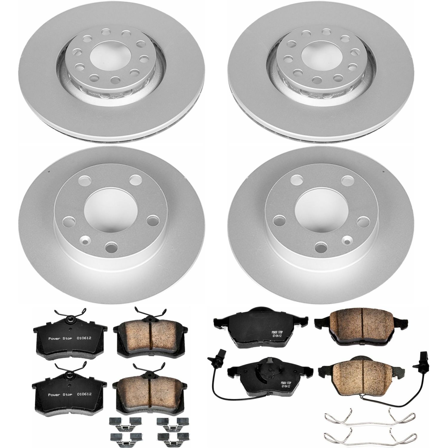 Disc Brake Kit Power Stop CRK7919 fits 04-05 Audi A4 Quattro