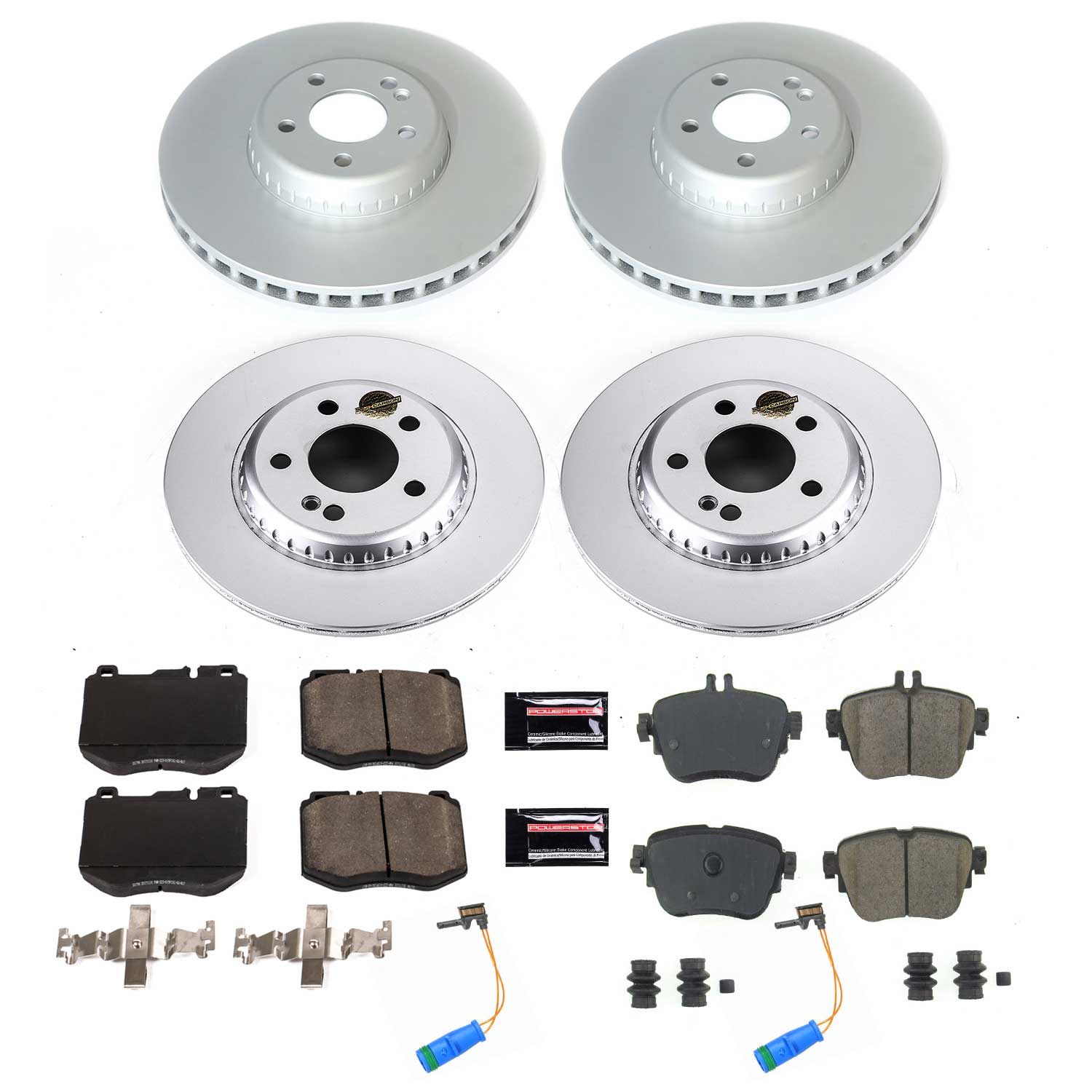 Disc Brake Kit Power Stop CRK8072 fits 2017 Mercedes E300
