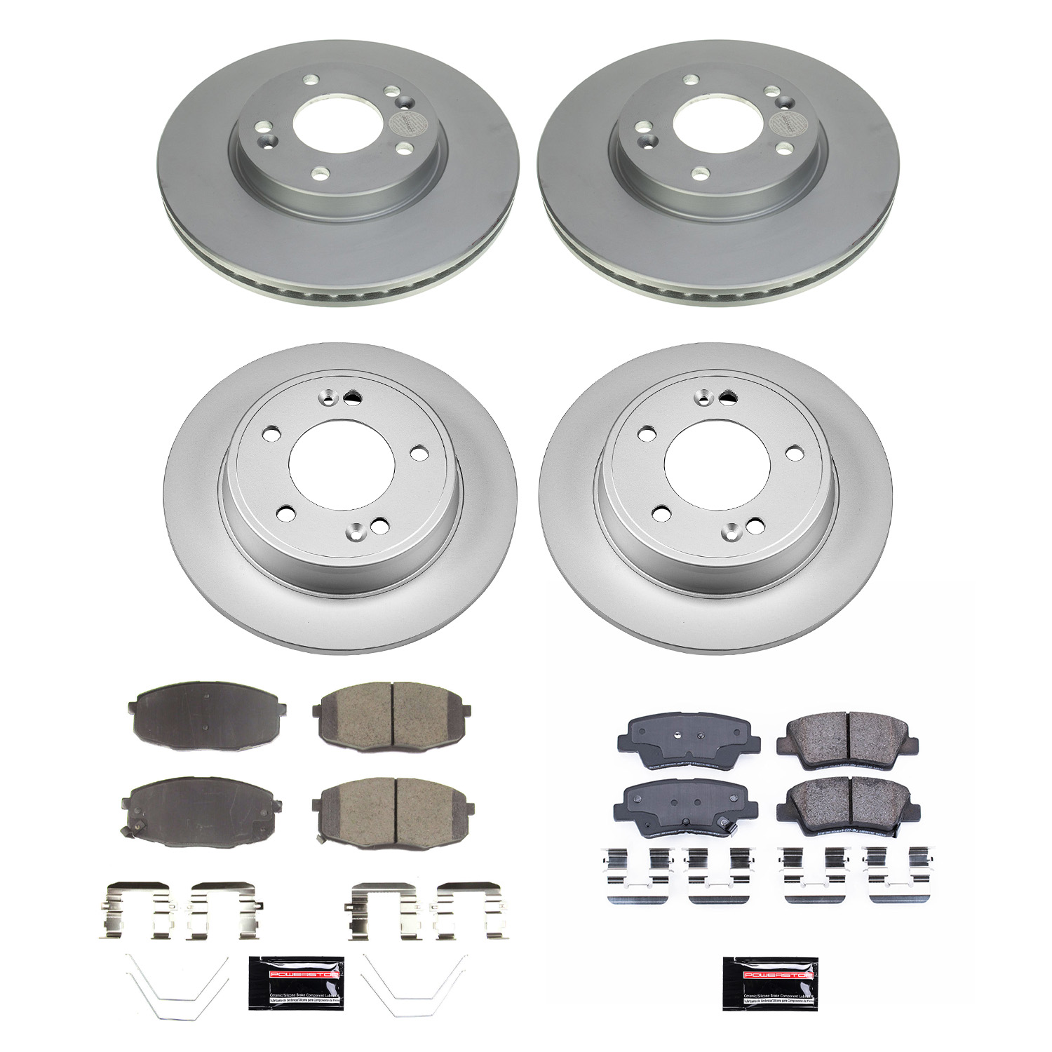 Disc Brake Kit Power Stop CRK8810 fits 19-22 Kia Forte