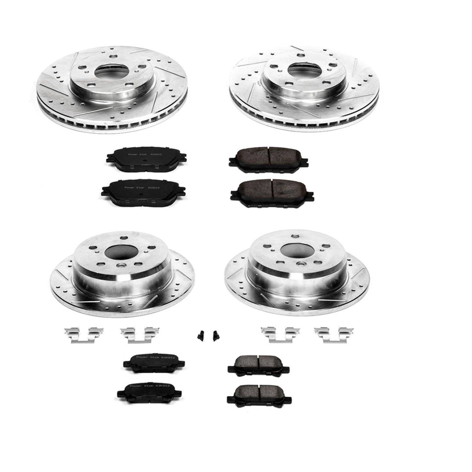 Disc Brake Kit Power Stop K1065 fits 02-06 Toyota Camry