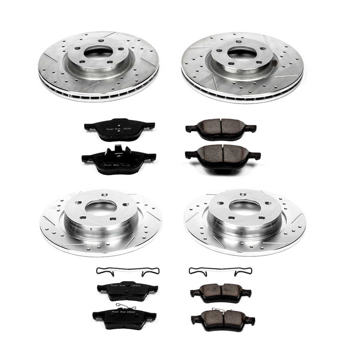Disc Brake Kit Power Stop K126 fits 04-13 Mazda 3