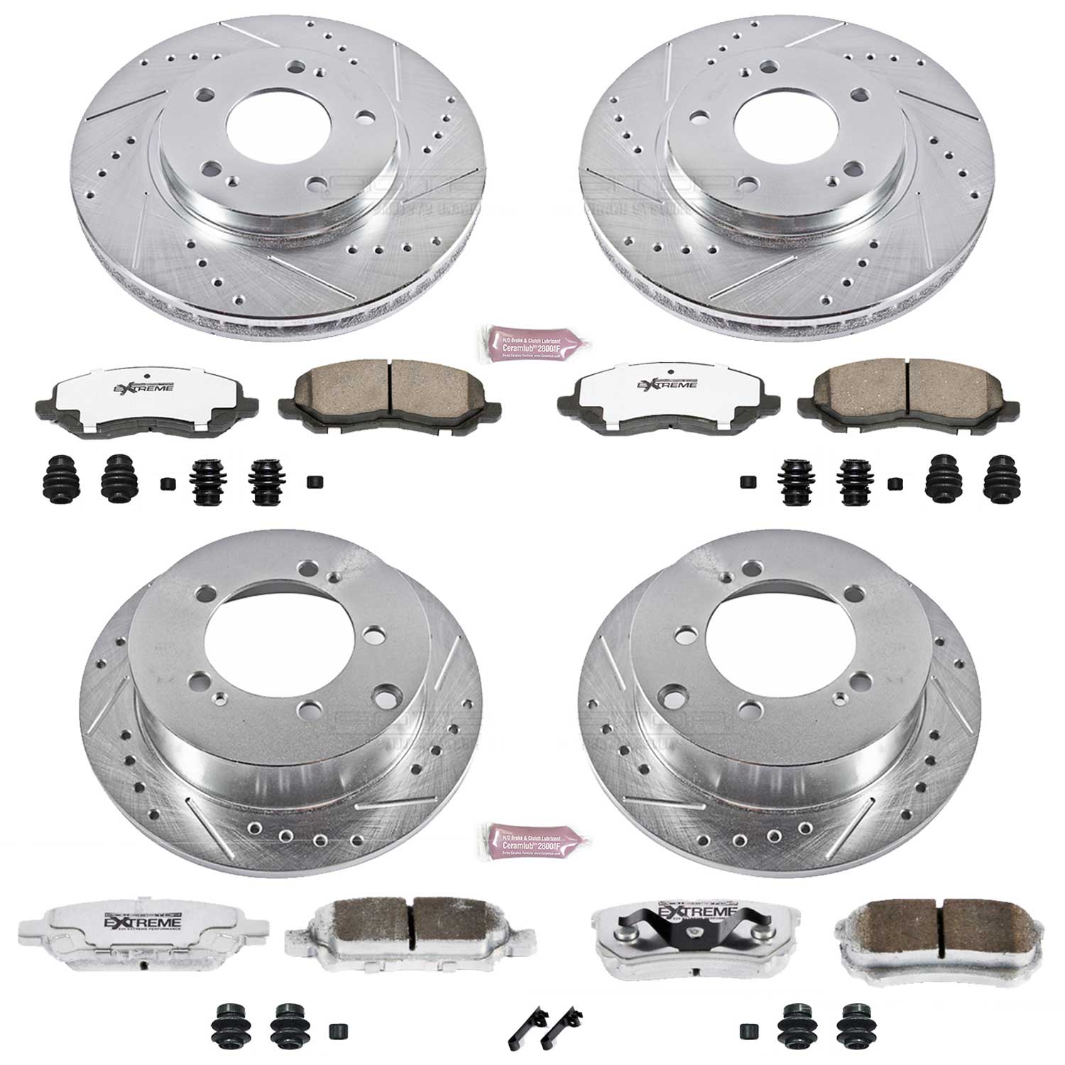 Disc Brake Kit Power Stop K1682-26 fits 04-06 Mitsubishi Lancer