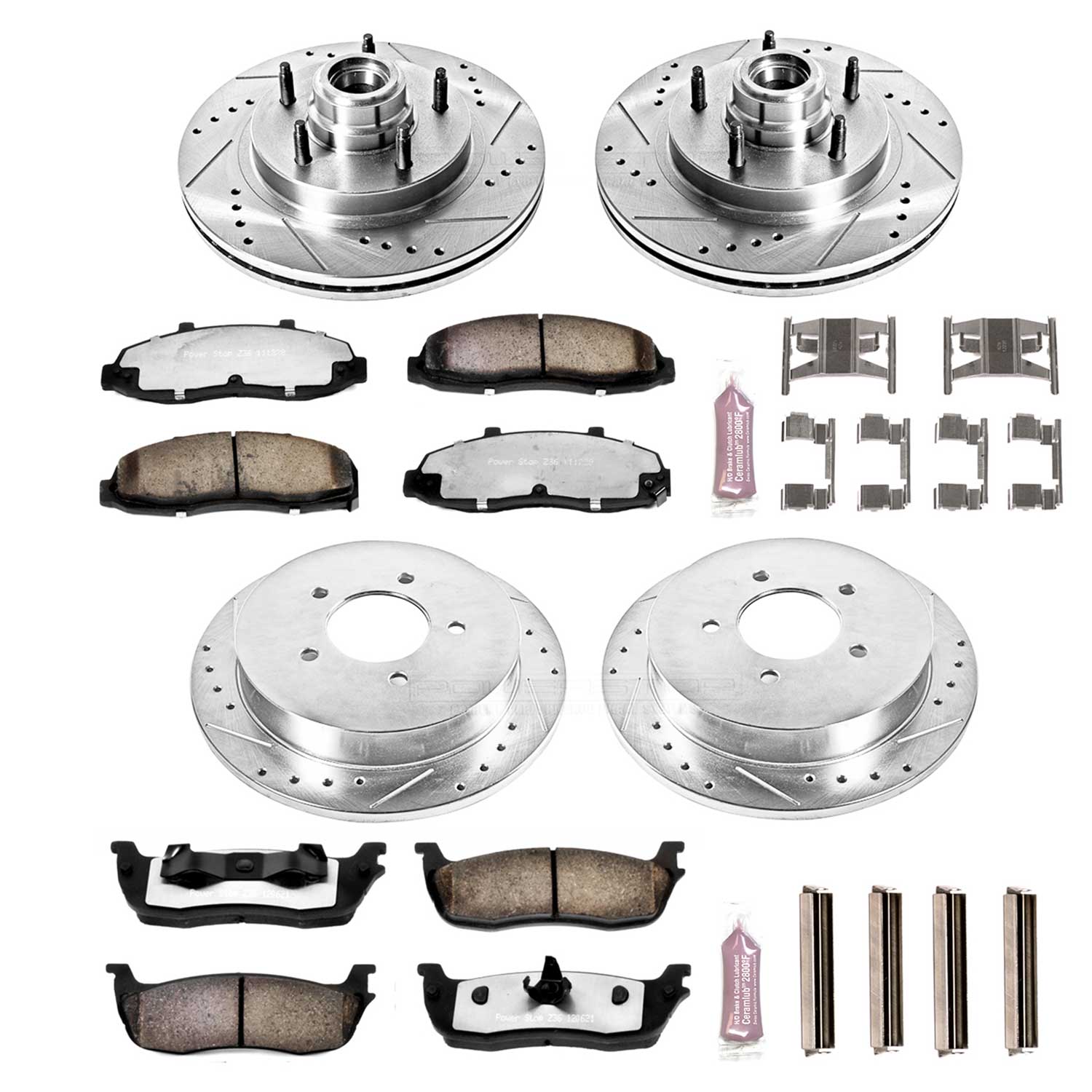 Disc Brake Kit Power Stop K1864-36 fits 99-00 Ford F-150