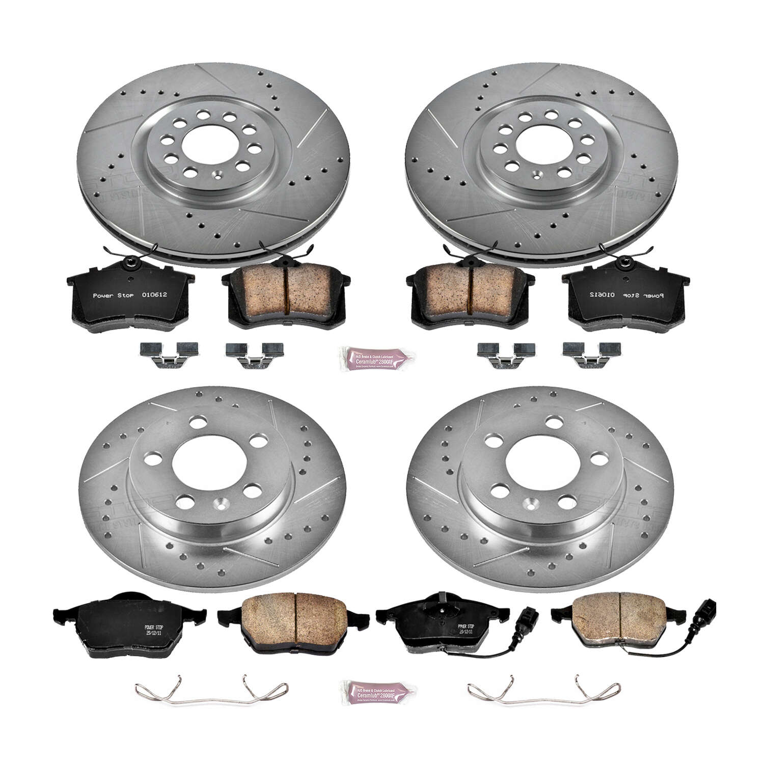 Disc Brake Kit Power Stop K2795 fits 00-06 Audi TT Quattro