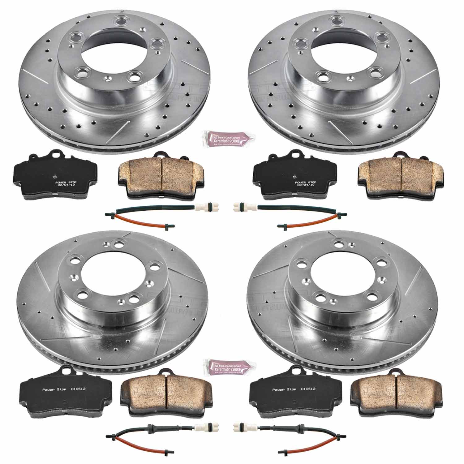 Disc Brake Kit Power Stop K4406 fits 97-99 Porsche Boxster