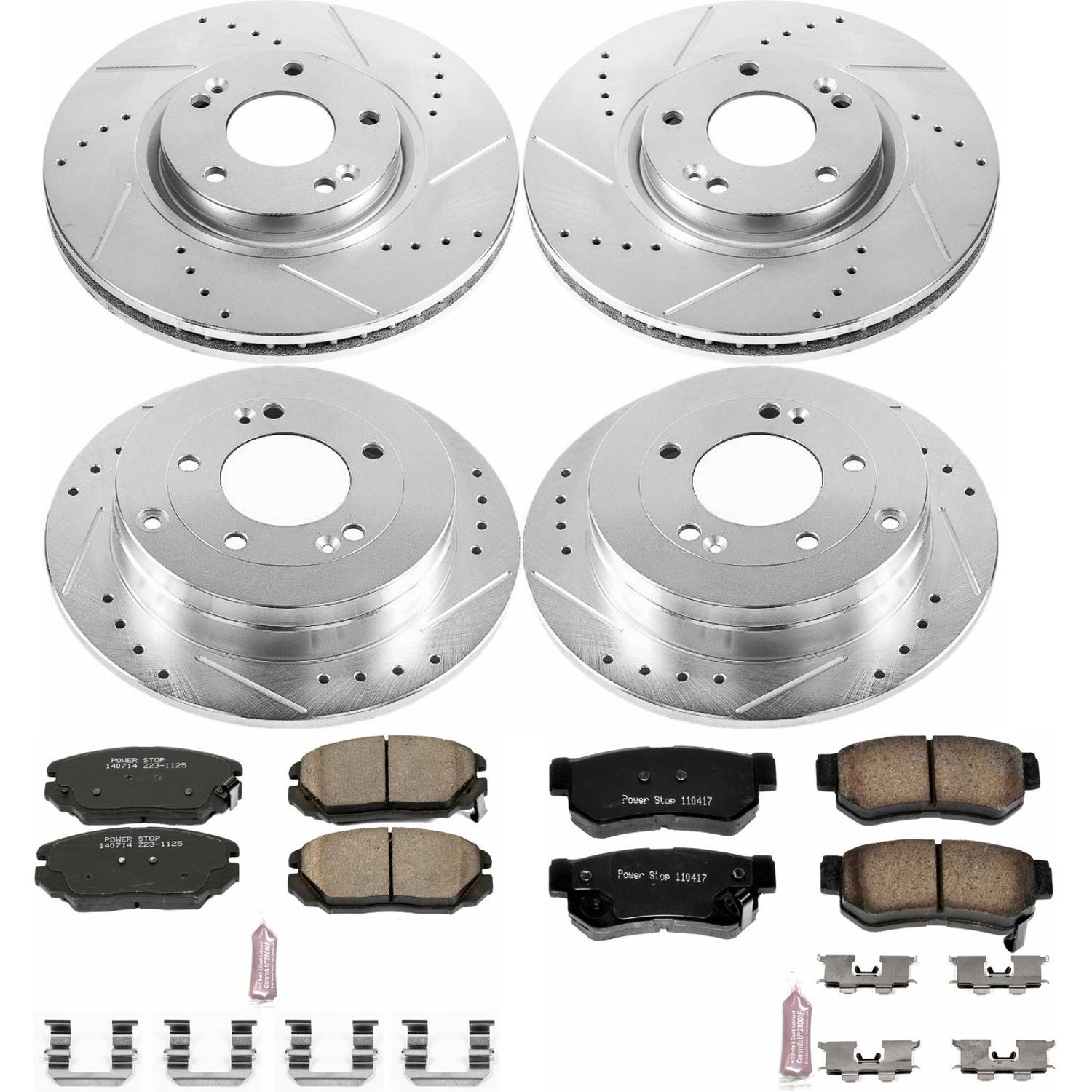 Disc Brake Kit Power Stop K4440 fits 06-09 Hyundai Azera
