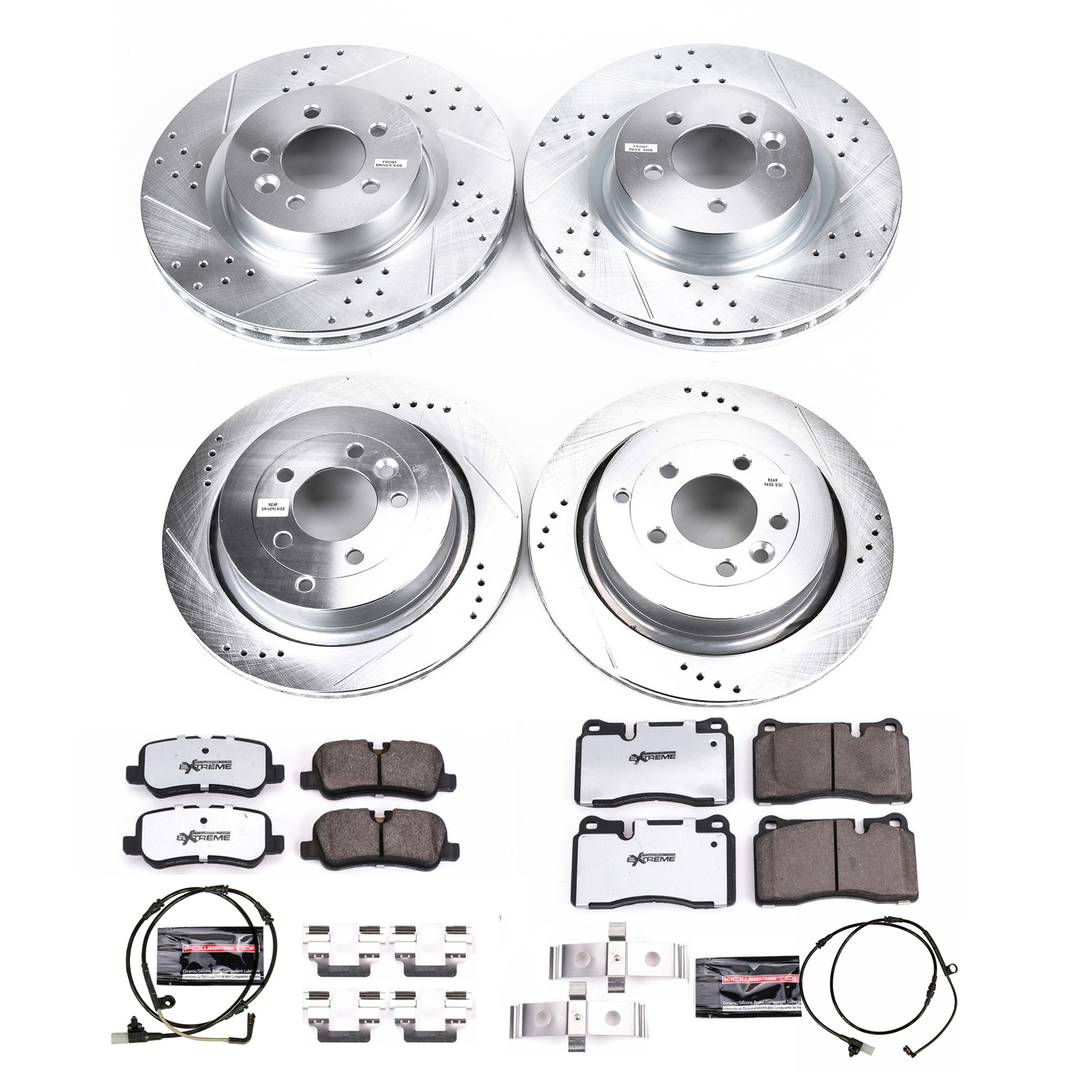 Disc Brake Kit Power Stop K5443-36 fits 06-09 Land Rover Range Rover Sport