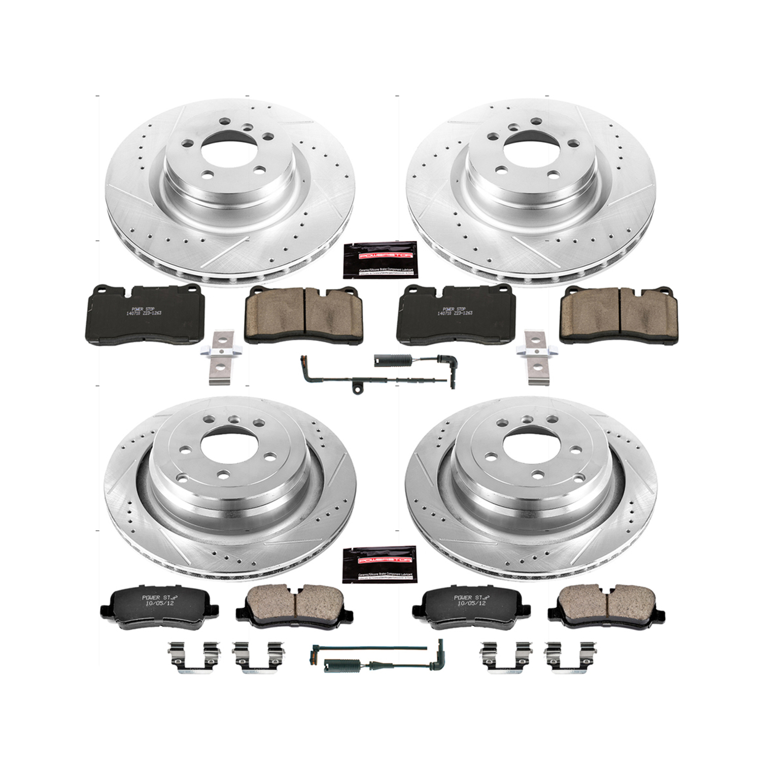 Disc Brake Kit Power Stop K5744 fits 06-09 Land Rover Range Rover