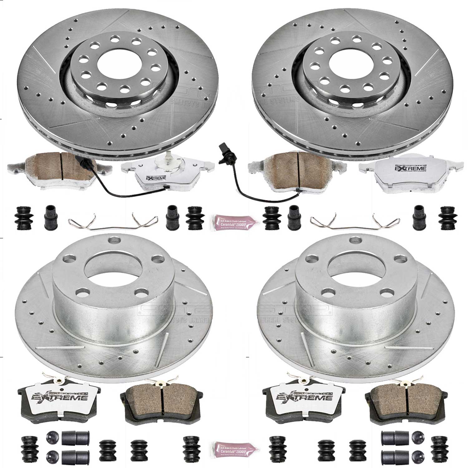 Disc Brake Kit Power Stop K637-26 fits 98-04 Audi A6