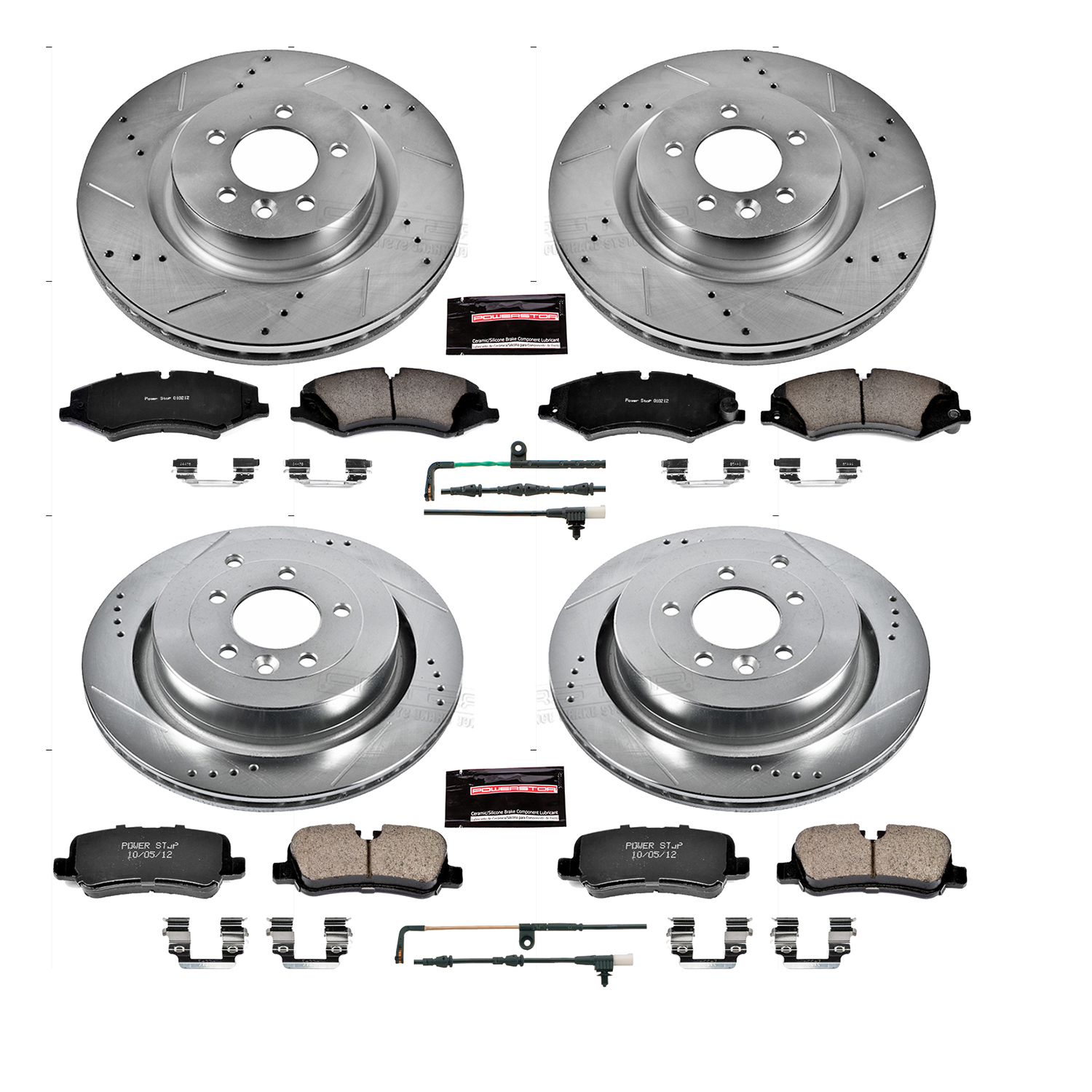 Disc Brake Kit Power Stop K7599 fits 11-16 Land Rover LR4