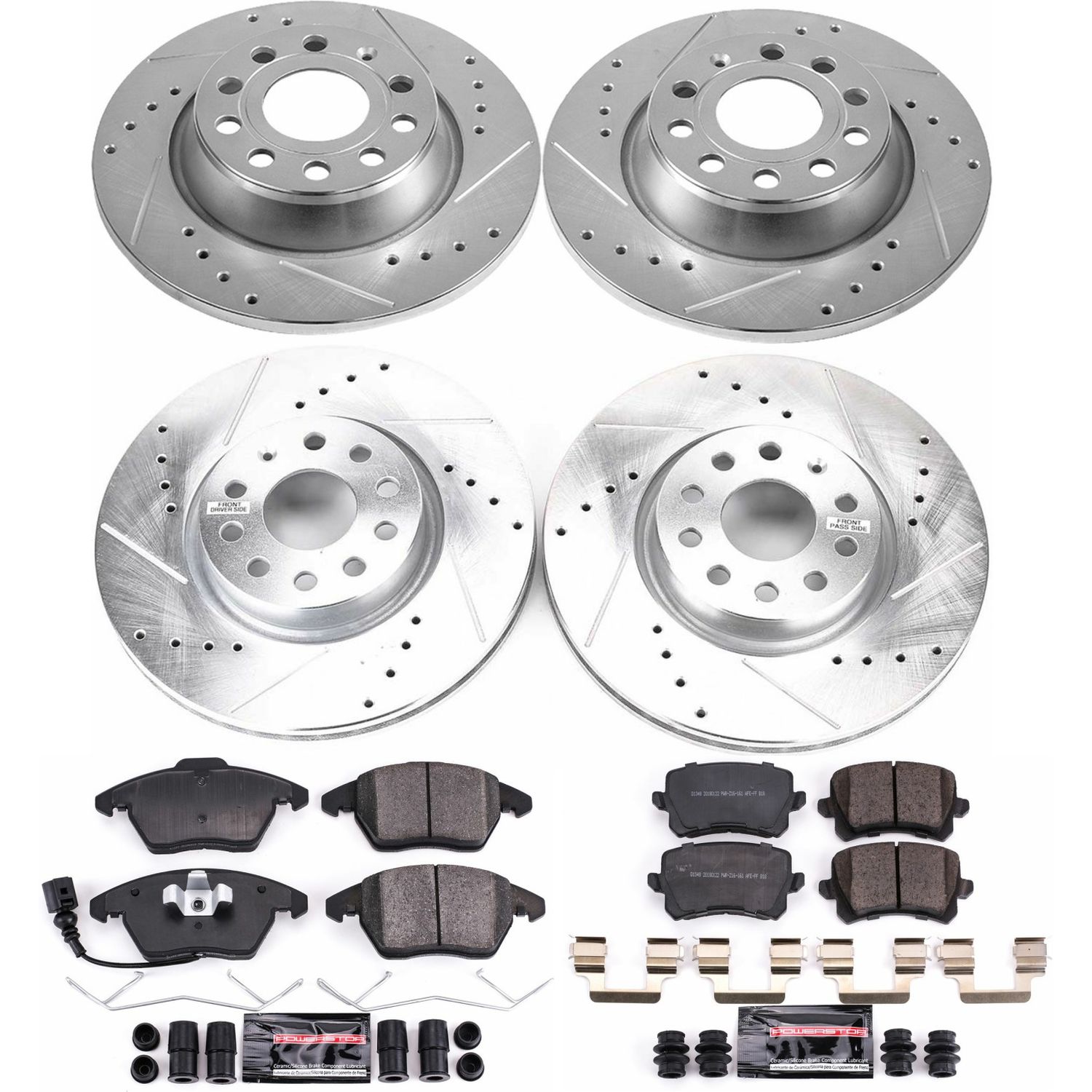 Disc Brake Kit Power Stop K7836 fits 09-17 VW CC
