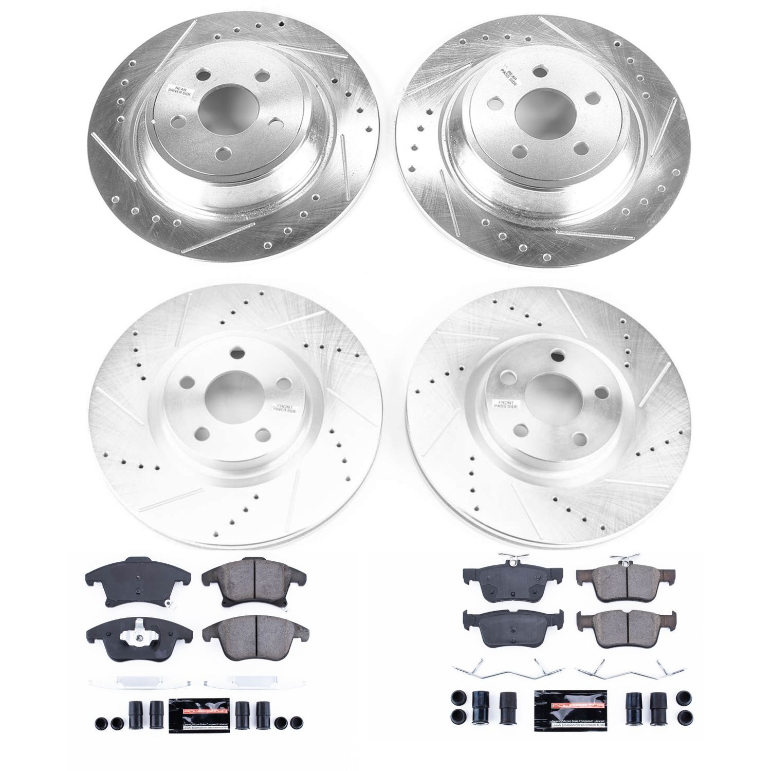 Disc Brake Kit Power Stop K7912 fits 17-20 Lincoln MKZ