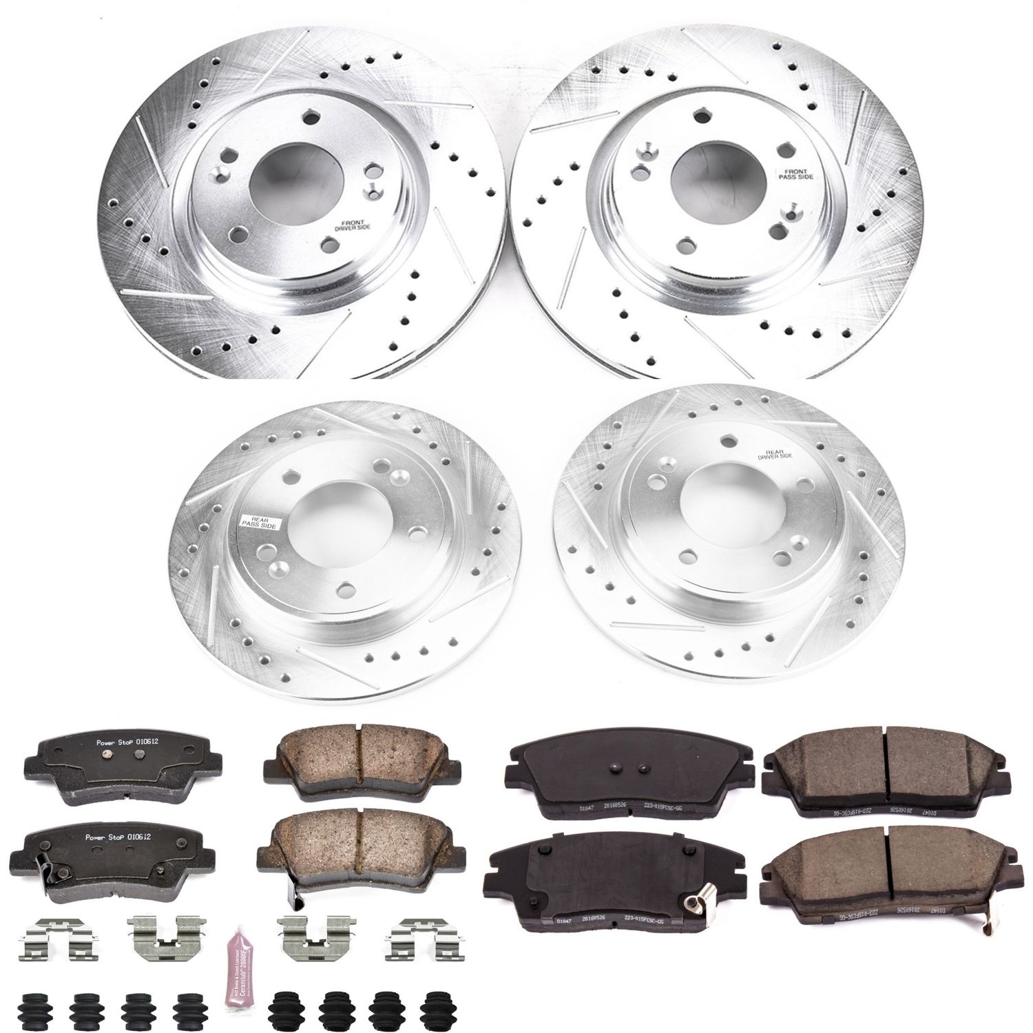 Disc Brake Kit Power Stop K8285 fits 17-20 Hyundai Elantra