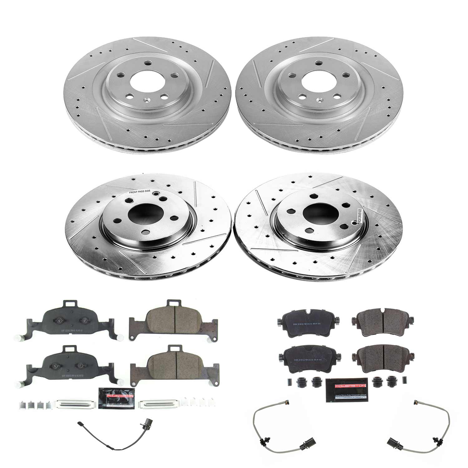 Disc Brake Kit Power Stop K8552 fits 18-20 Audi Q5