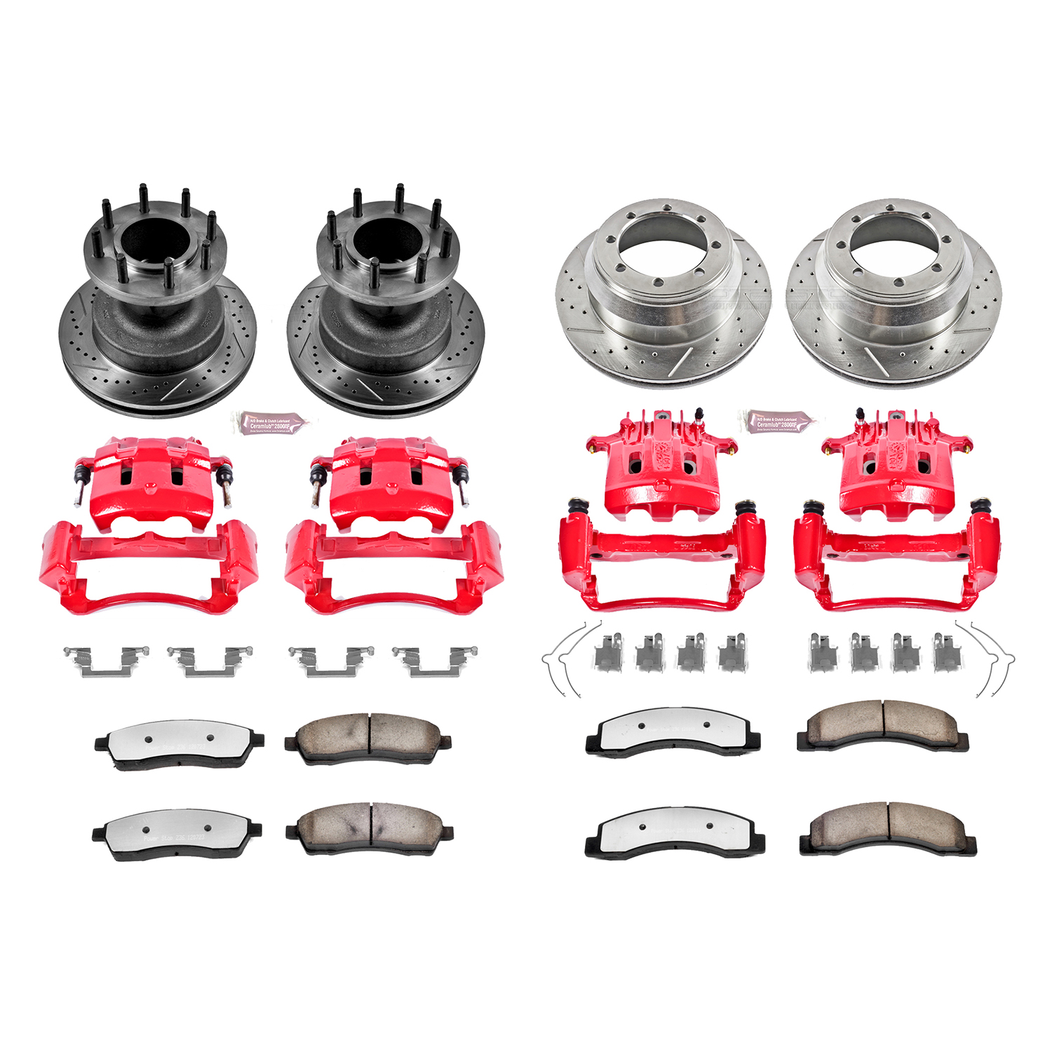 Disc Brake Kit Power Stop KC2868-36 fits 99-00 Ford F-350 Super Duty