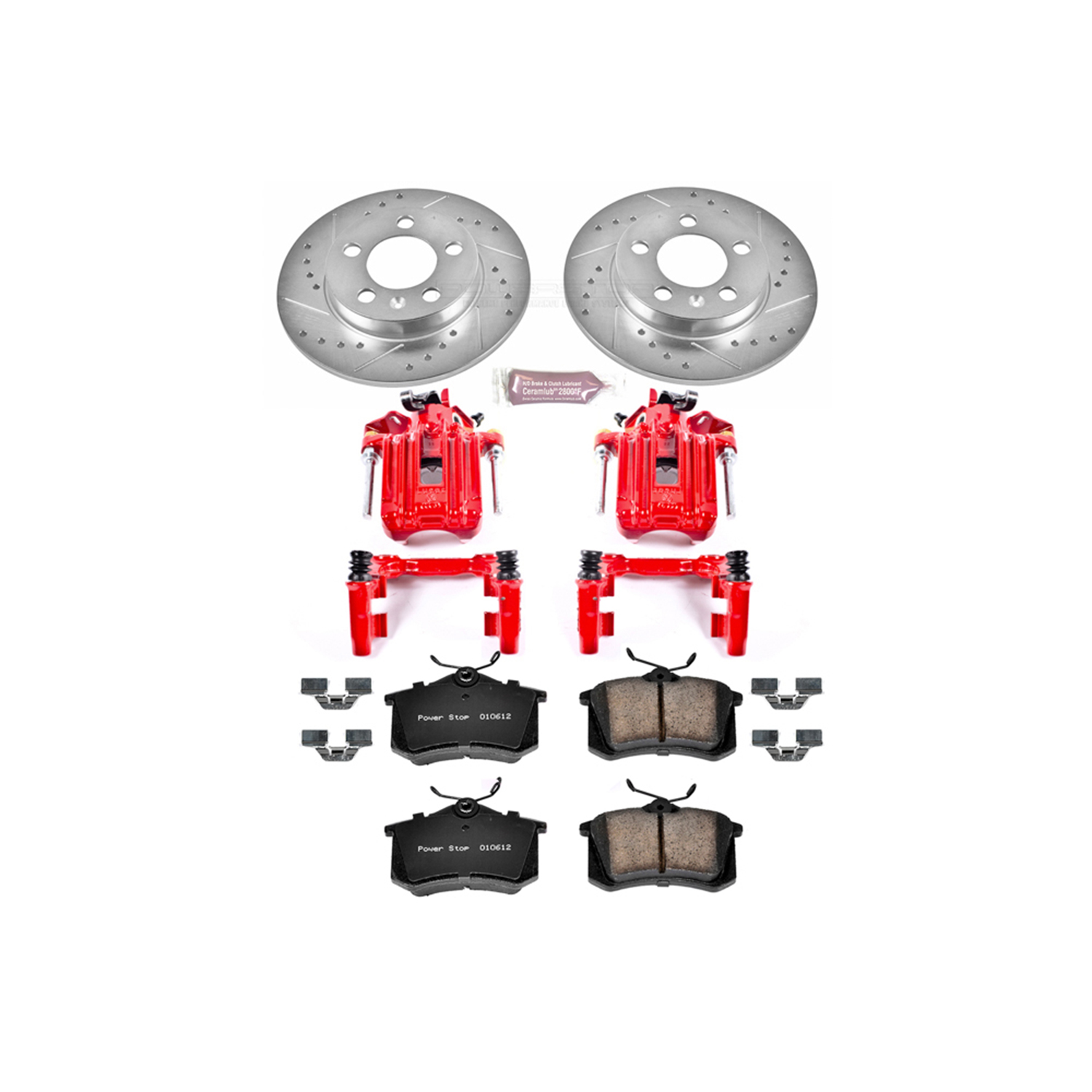 Disc Brake Kit Power Stop KC3093 fits 00-06 Audi TT Quattro