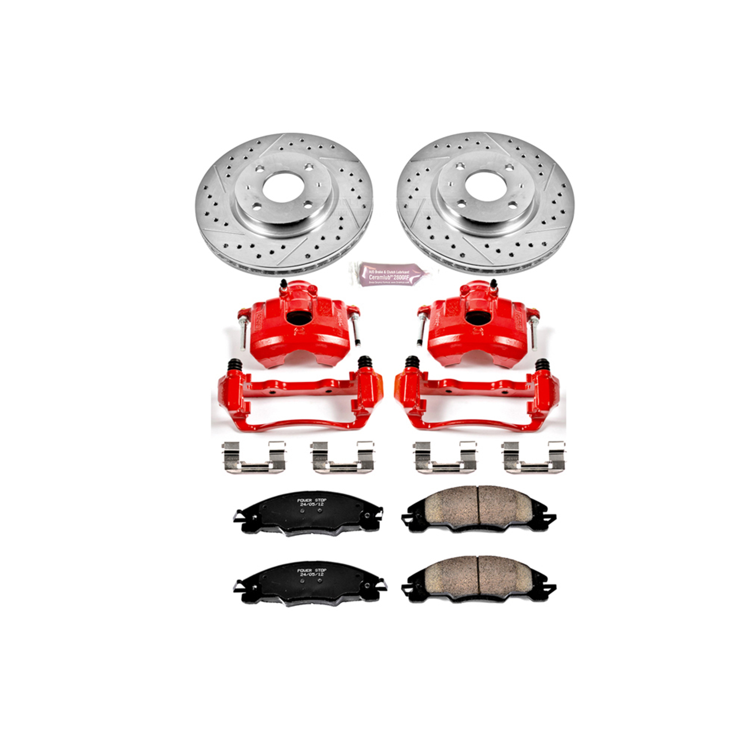 Disc Brake Kit Power Stop KC4726 fits 08-11 Ford Focus