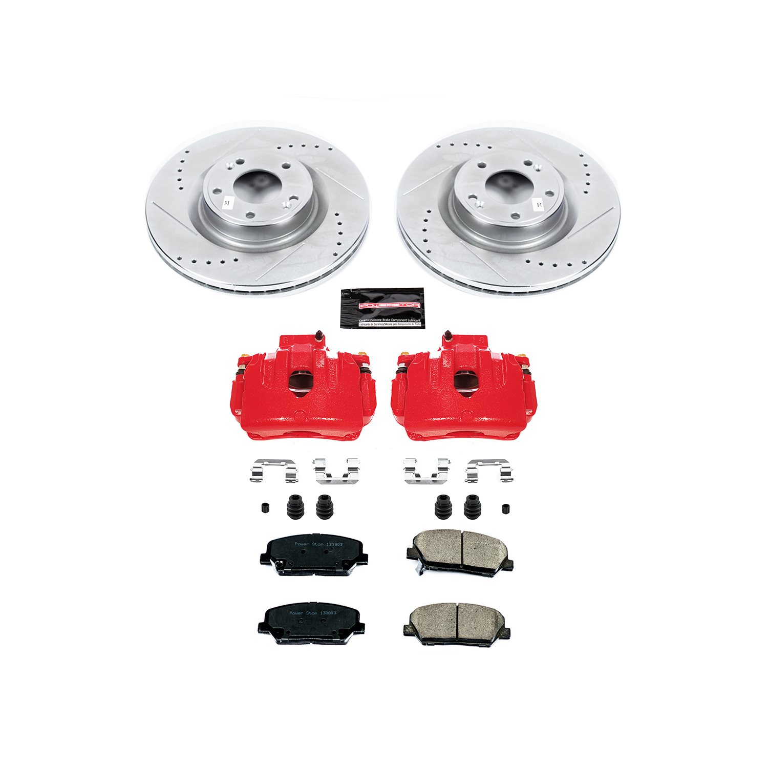 Disc Brake Kit Power Stop KC6169 fits 10-16 Hyundai Genesis Coupe