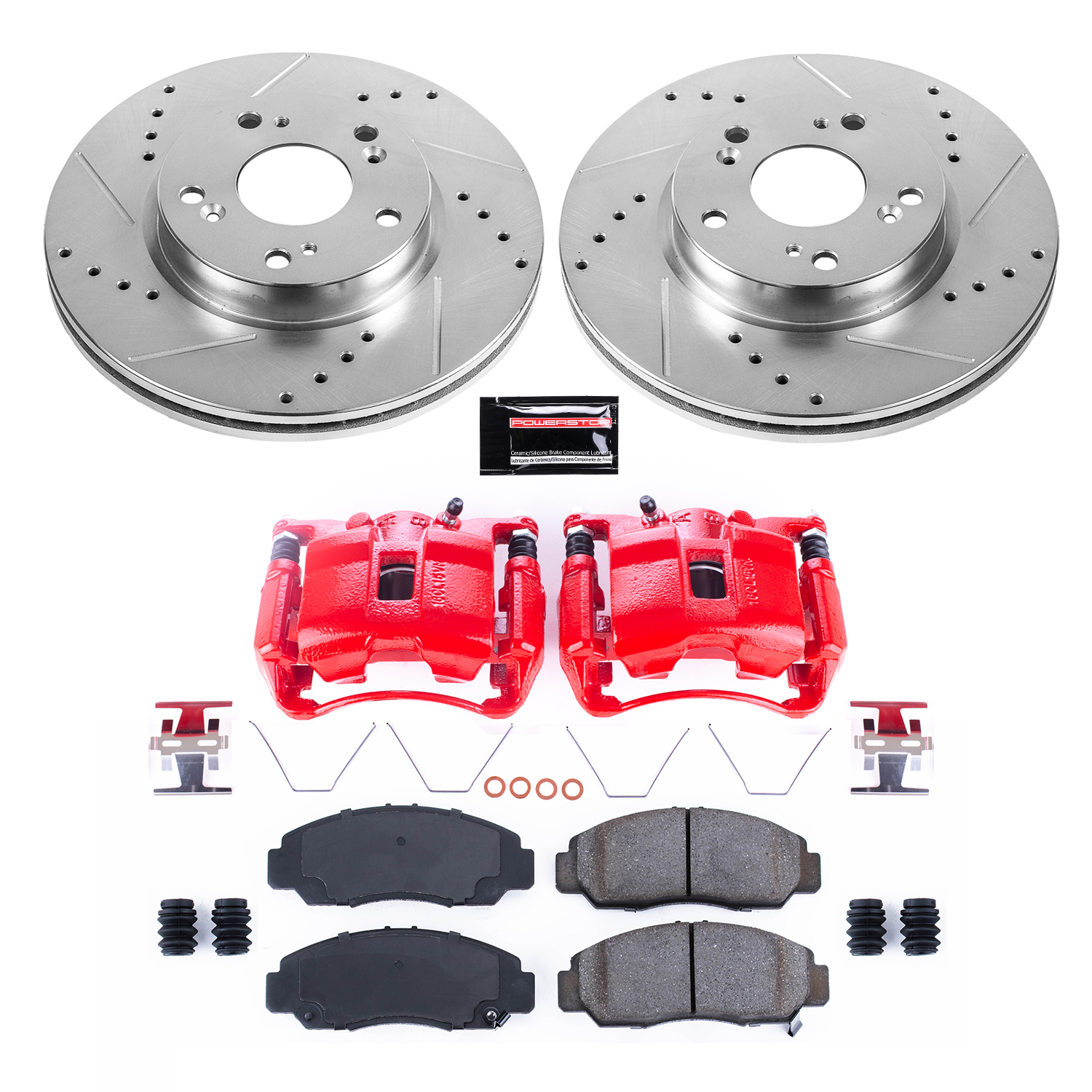 Disc Brake Kit Power Stop KC6766 fits 12-15 Honda Civic