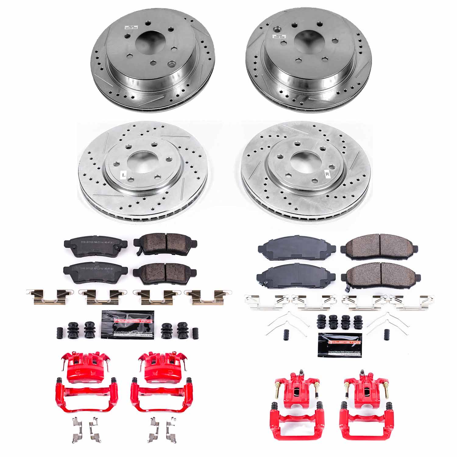 Disc Brake Kit Power Stop KC8357 fits 16-19 Nissan Frontier