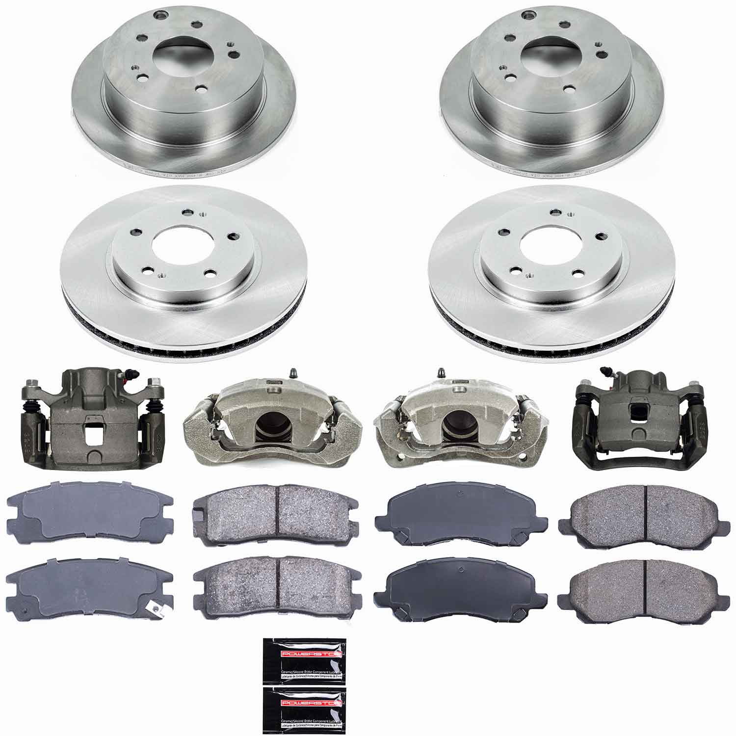 Disc Brake Kit Power Stop KCOE2395 fits 04-12 Mitsubishi Galant