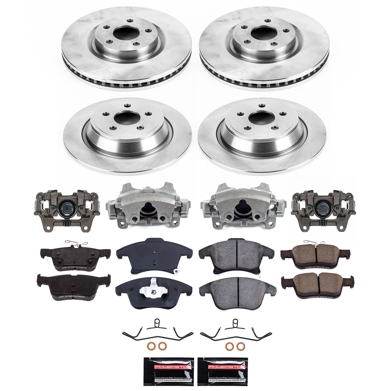 Disc Brake Kit Power Stop KCOE8541A fits 19-20 Ford SSV Plug-In Hybrid