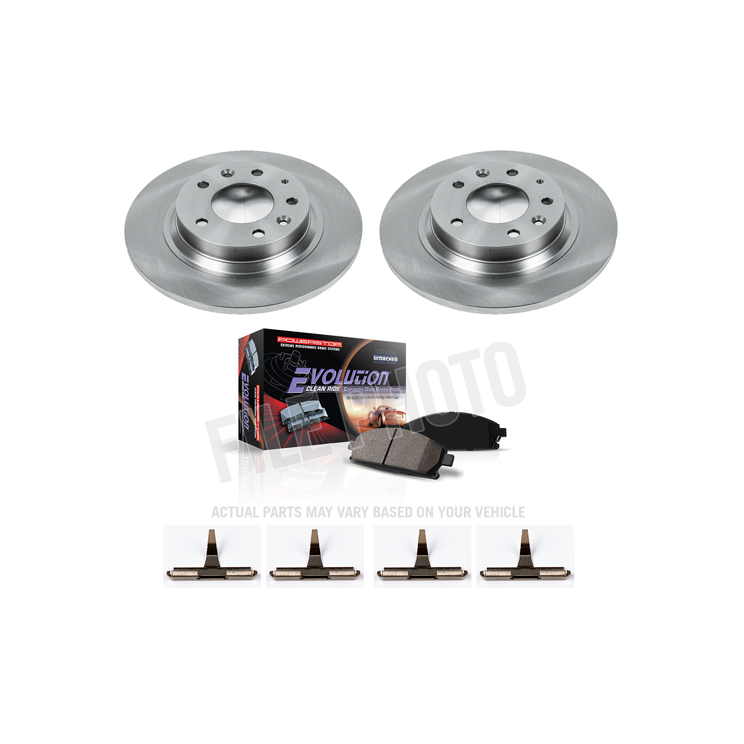 Disc Brake Kit Power Stop KOE2453 fits 98-02 Mazda 626
