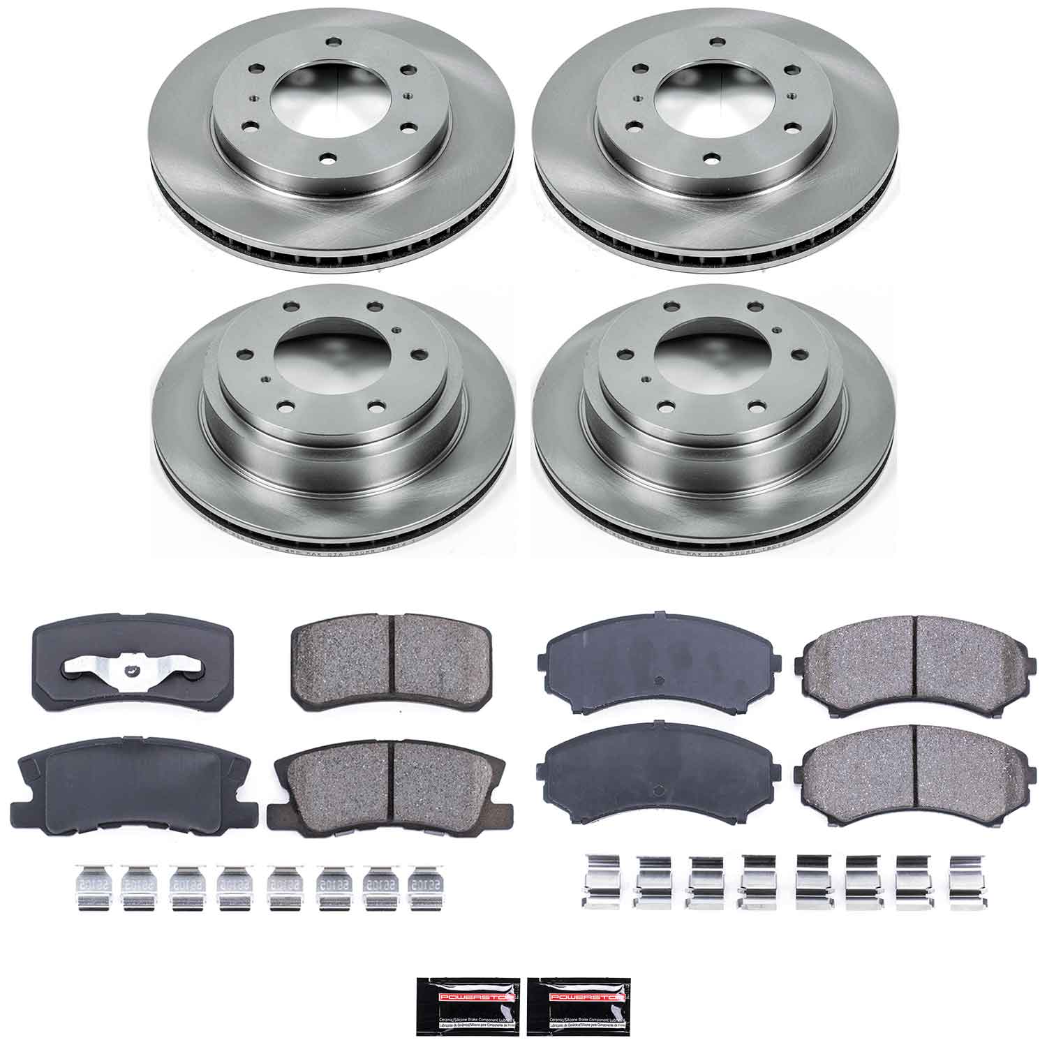 Disc Brake Kit Power Stop KOE2755 fits 01-06 Mitsubishi Montero