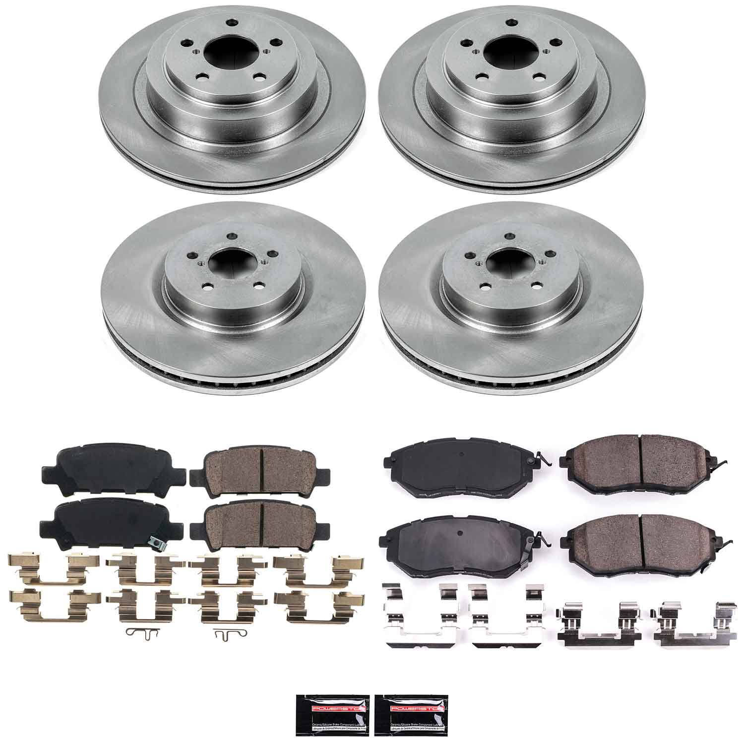 Disc Brake Kit Power Stop KOE286 fits 05-09 Subaru Legacy