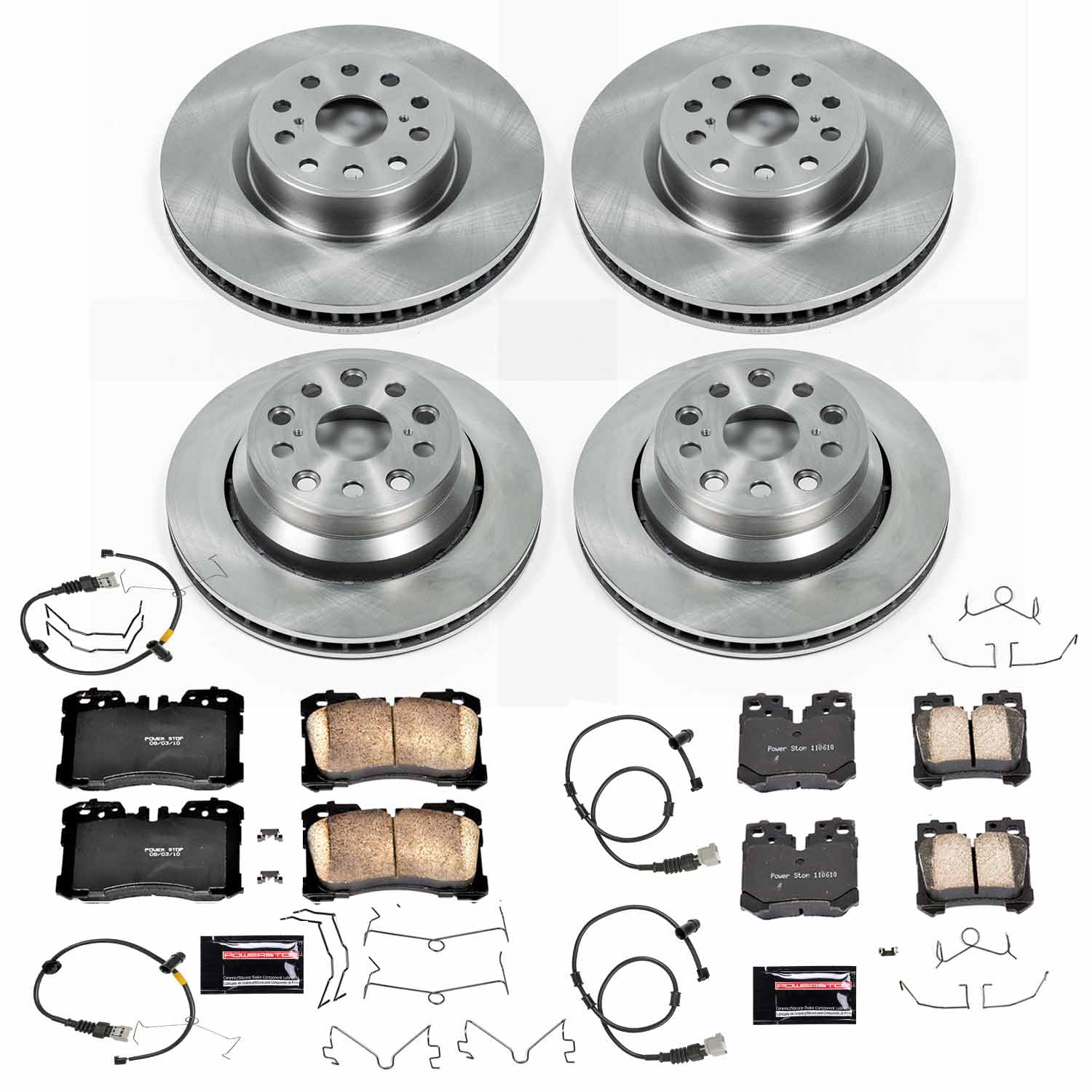 Disc Brake Kit Power Stop KOE4111 fits 07-09 Lexus LS460