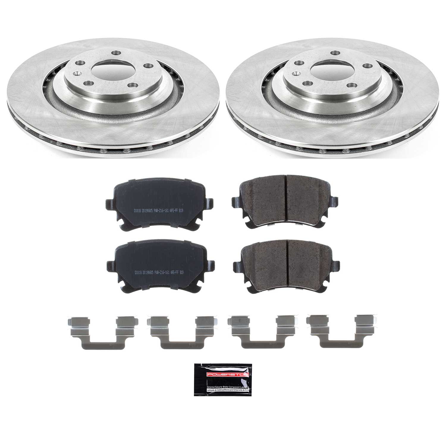 Disc Brake Kit Power Stop KOE4567 fits 05-11 Audi A6 Quattro