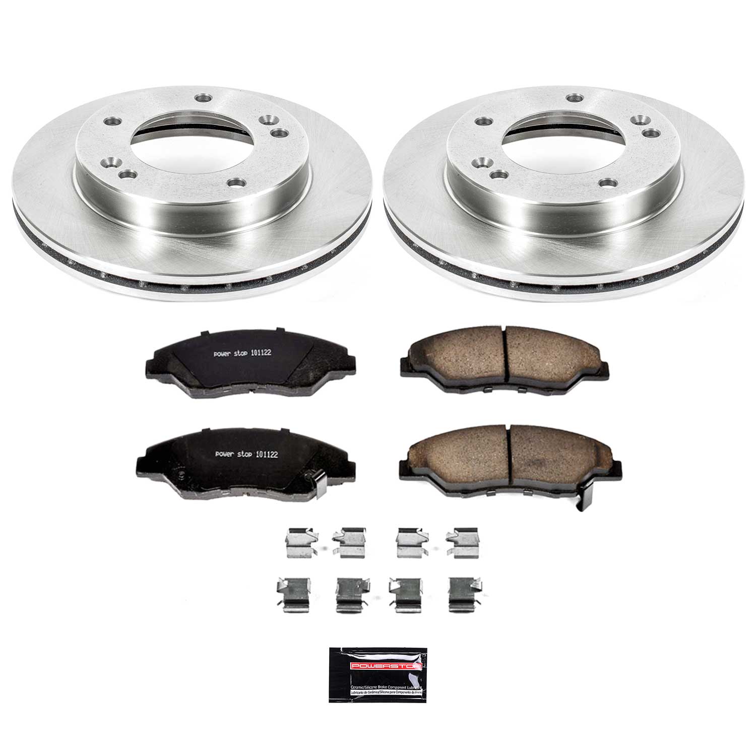 Disc Brake Kit Power Stop KOE5179 fits 98-02 Kia Sportage
