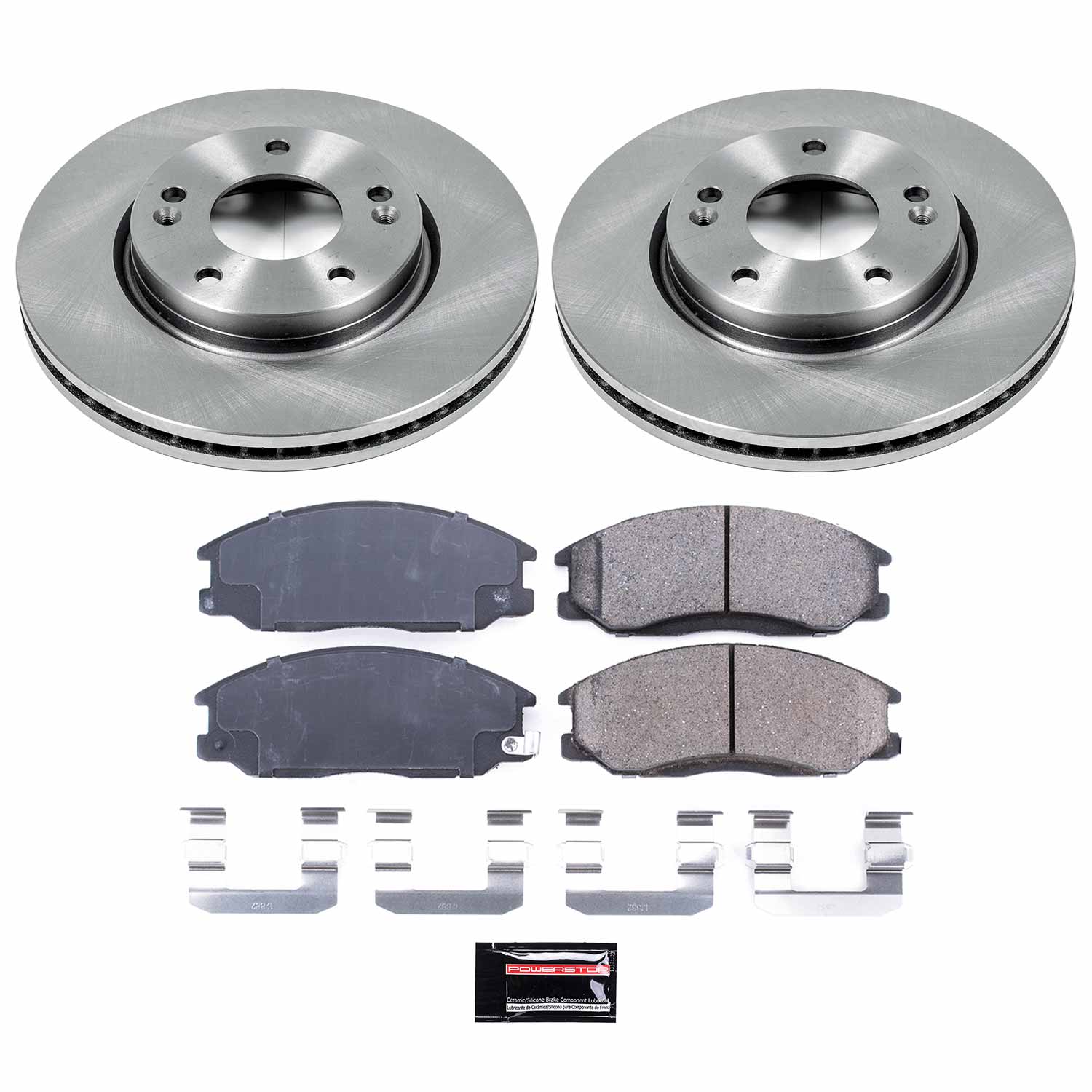 Disc Brake Kit Power Stop KOE5251 fits 01-04 Hyundai Santa Fe