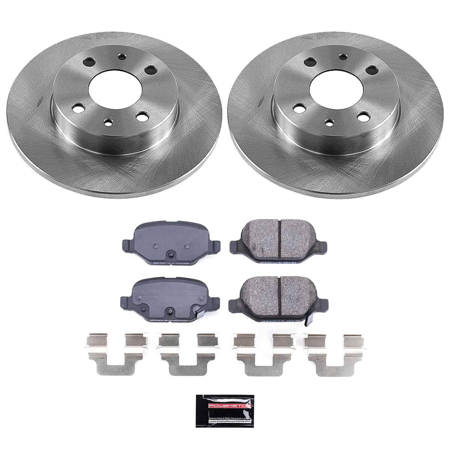Disc Brake Kit Power Stop KOE6292 fits 12-19 Fiat 500