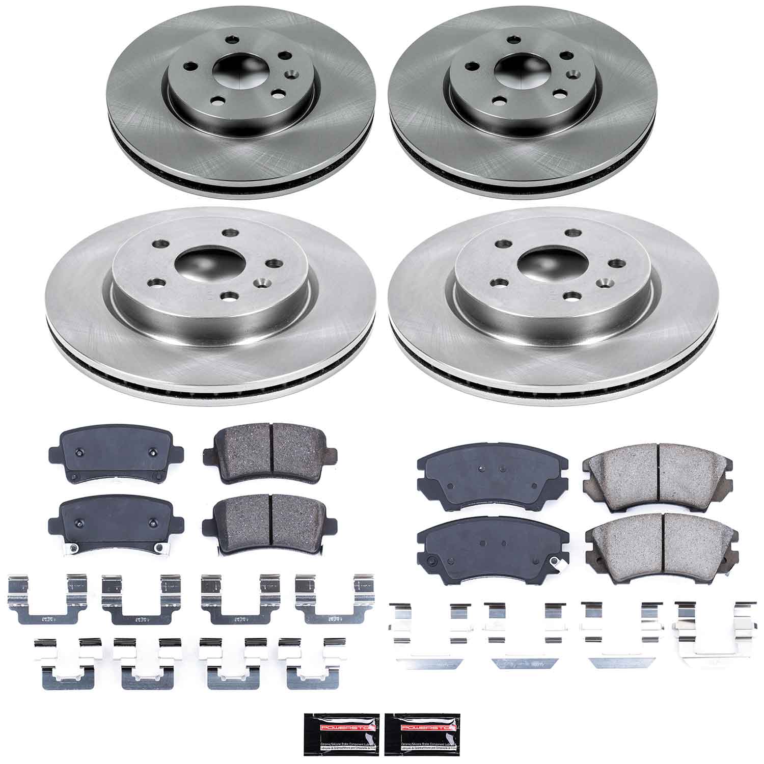 Disc Brake Kit Power Stop KOE6330 fits 10-11 Saab 9-5