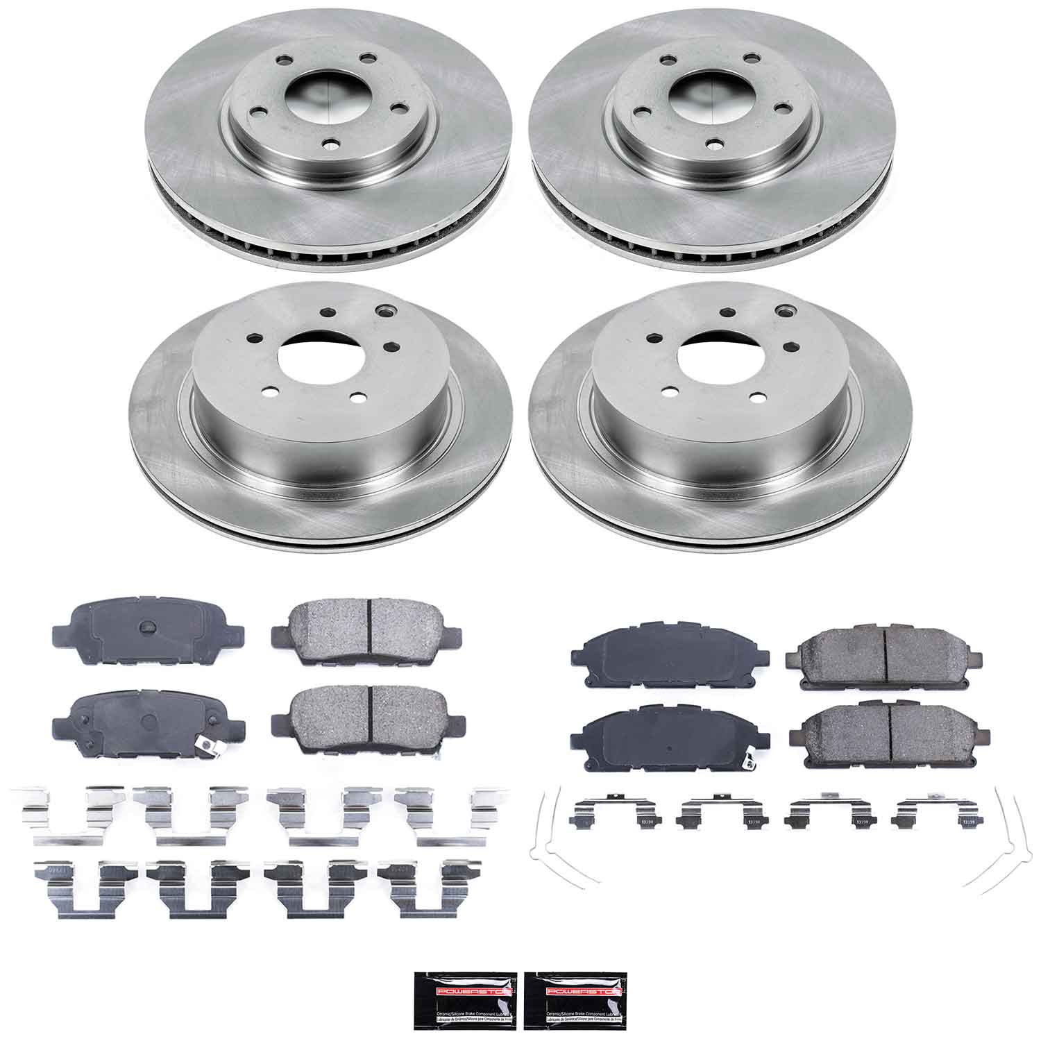 Disc Brake Kit Power Stop KOE6361 fits 11-17 Nissan Quest