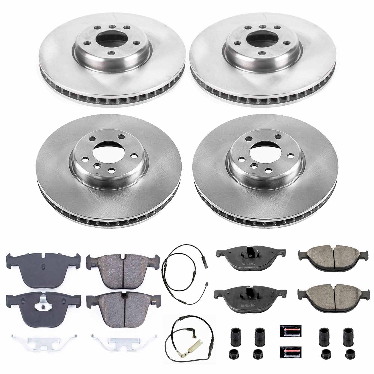 Disc Brake Kit Power Stop KOE6421 fits 13-15 BMW ActiveHybrid 7