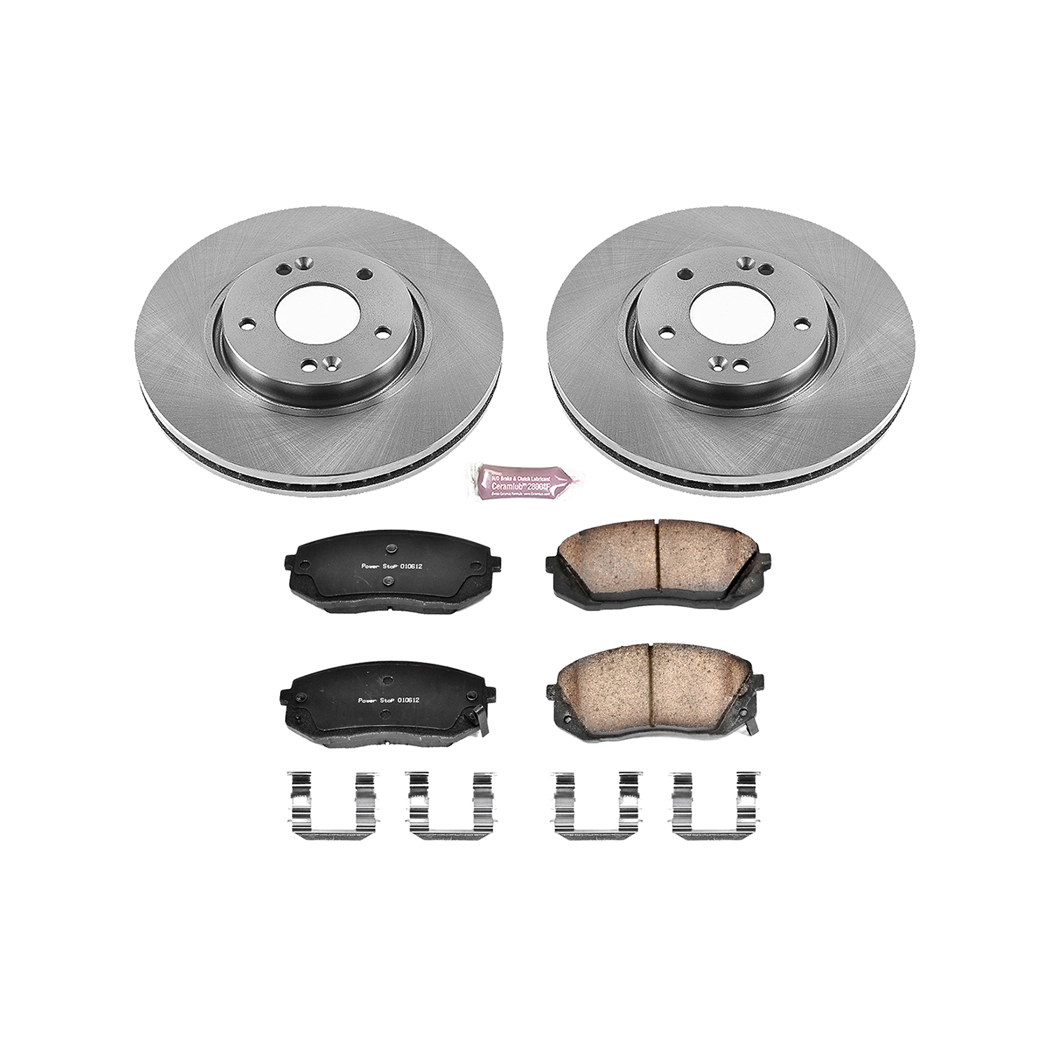 Disc Brake Kit Power Stop KOE6510 fits 12-16 Kia Sportage