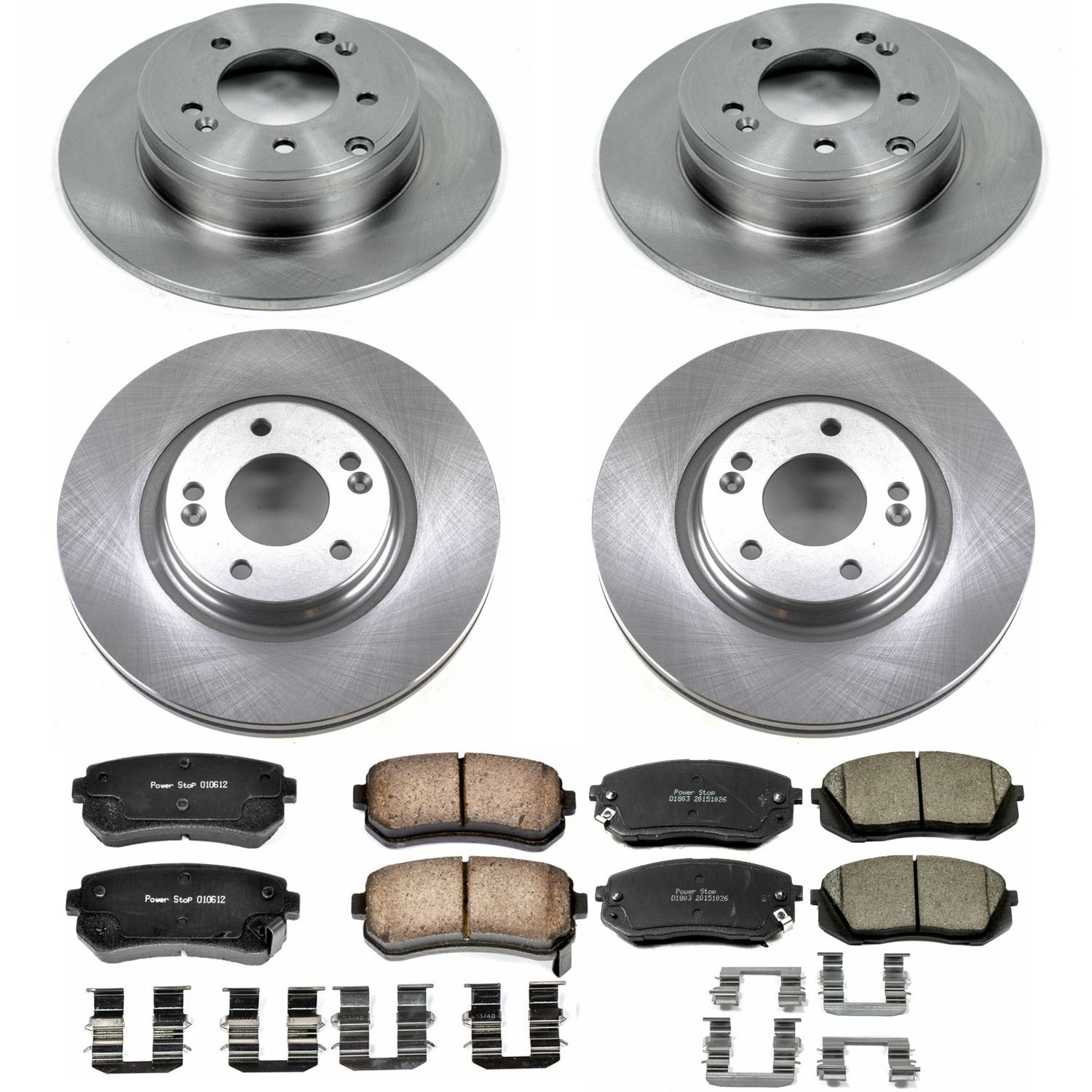 Disc Brake Kit Power Stop KOE6981 fits 2015 Hyundai Sonata