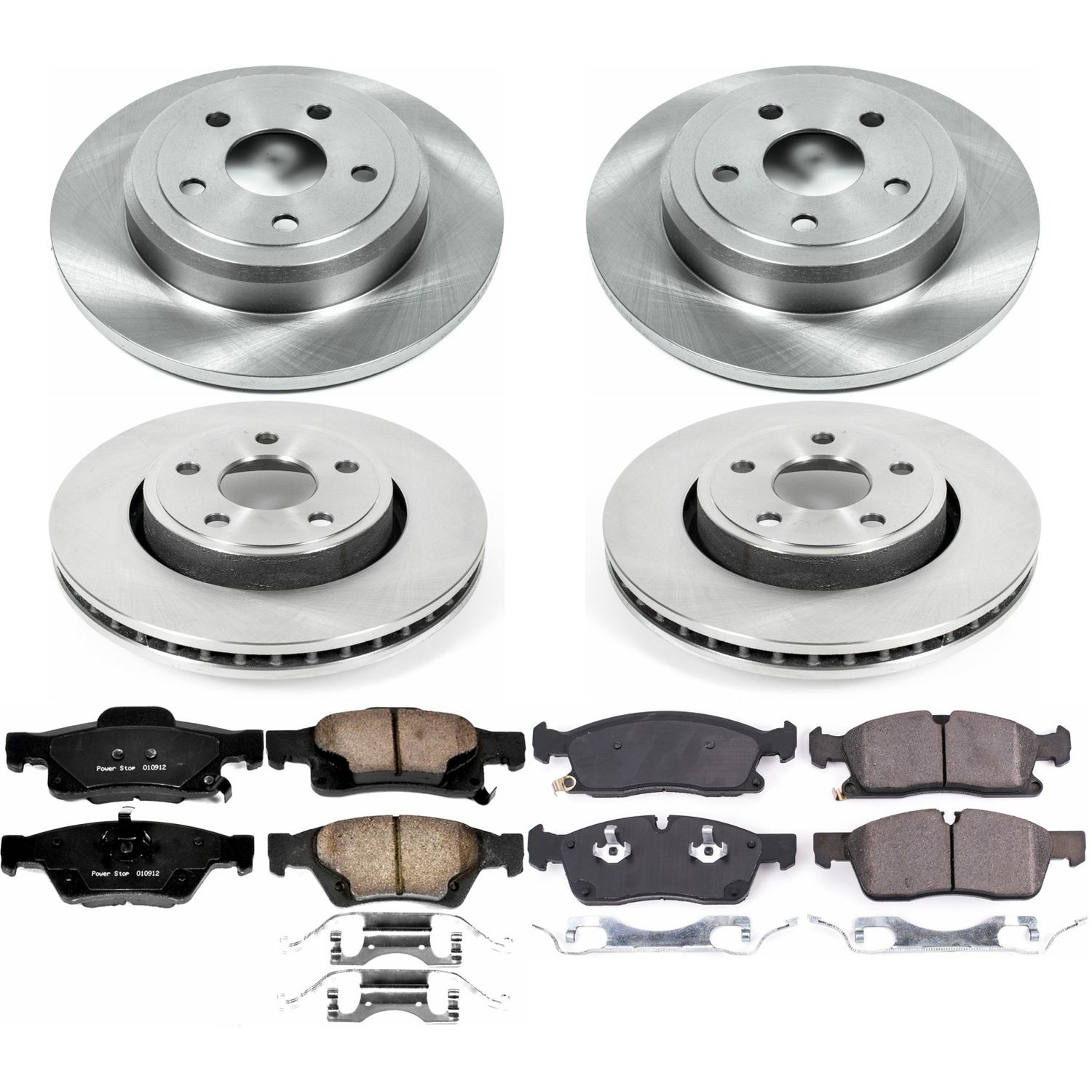 Disc Brake Kit Power Stop KOE7413 fits 17-20 Jeep Grand Cherokee