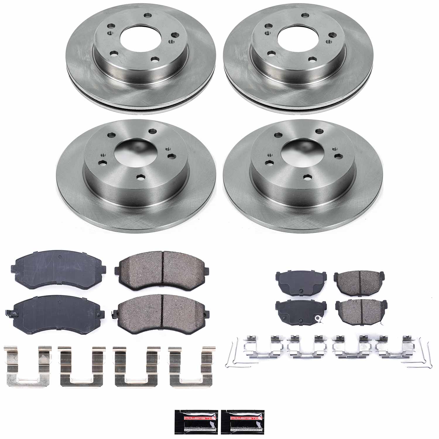 Disc Brake Kit Power Stop KOE755 fits 94-96 Nissan 240SX