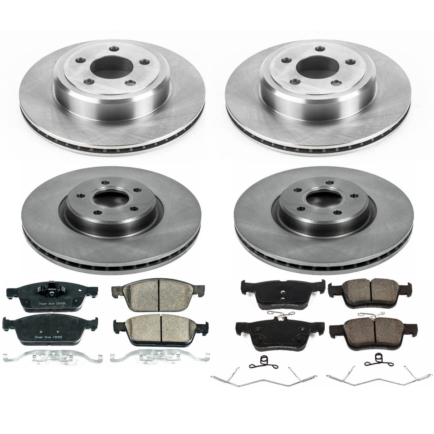 Disc Brake Kit Power Stop KOE7570 fits 17-19 Ford Escape