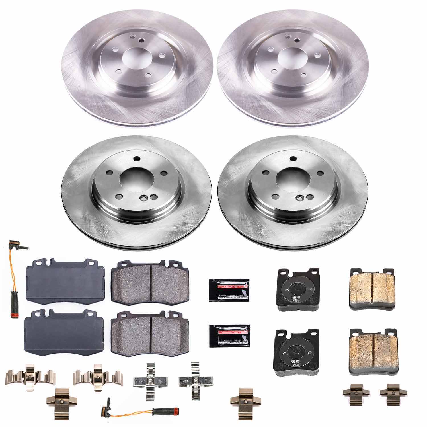 Disc Brake Kit Power Stop KOE7828 fits 03-06 Mercedes CLK500