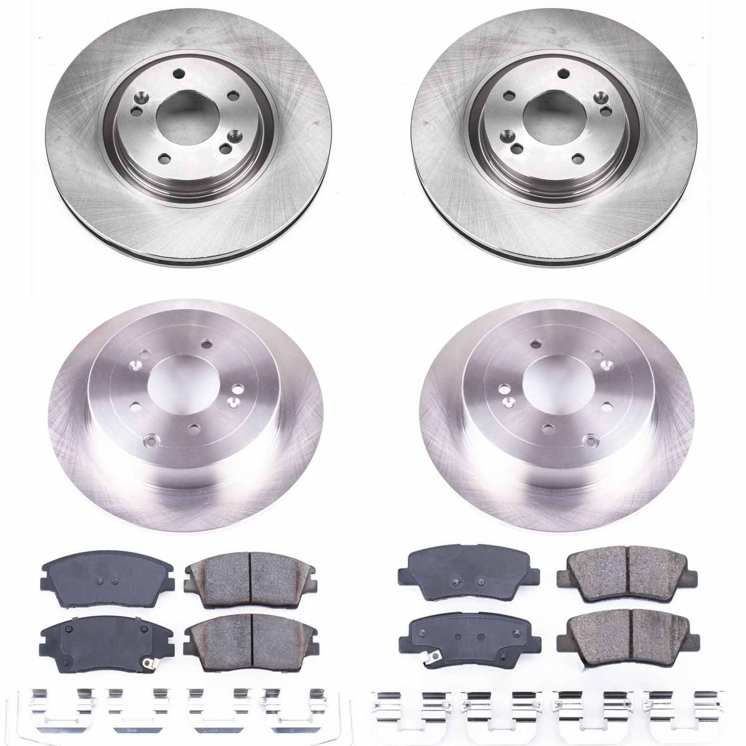 Disc Brake Kit Power Stop KOE7920 fits 17-21 Kia Sportage