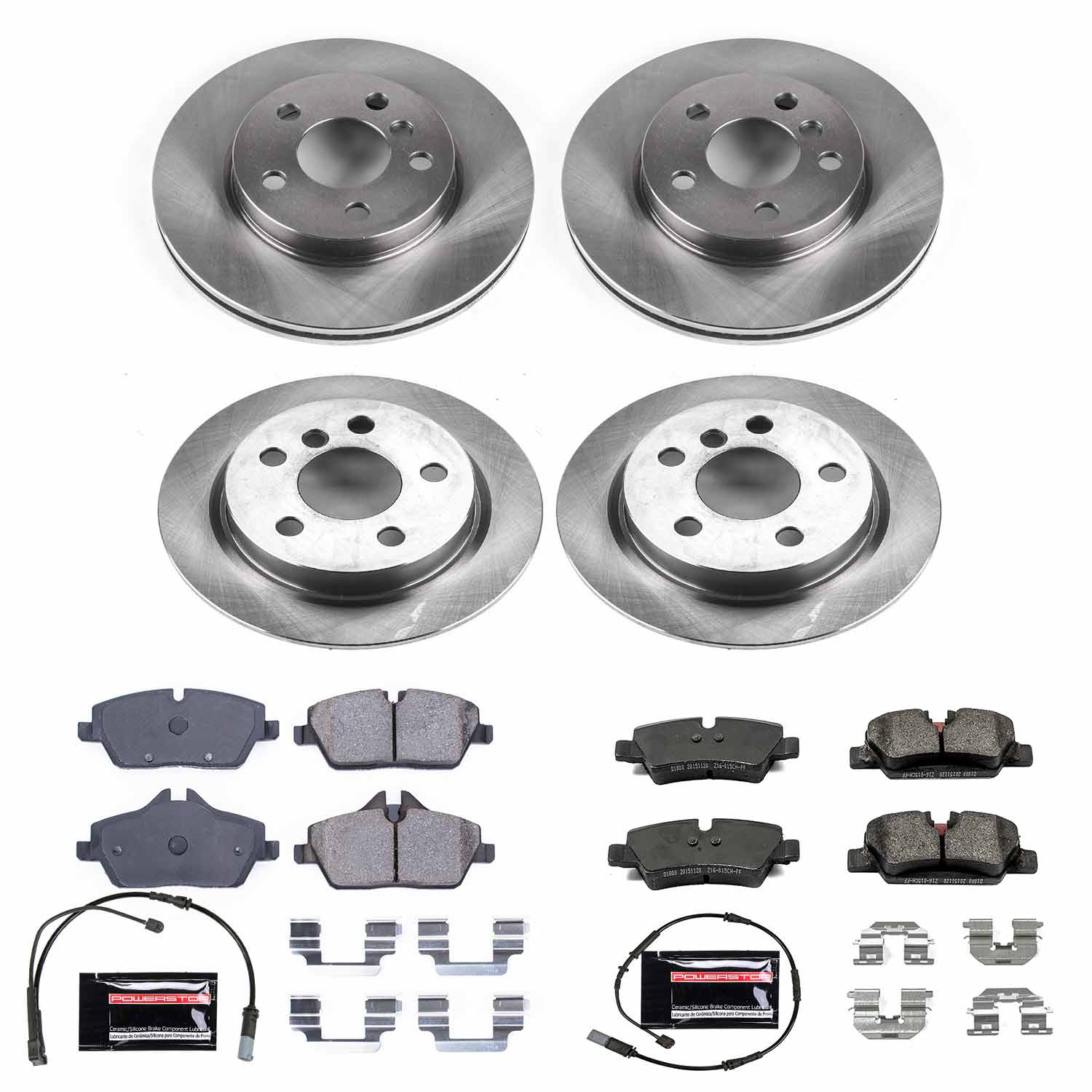 Disc Brake Kit Power Stop KOE7978 fits 14-22 Mini Cooper
